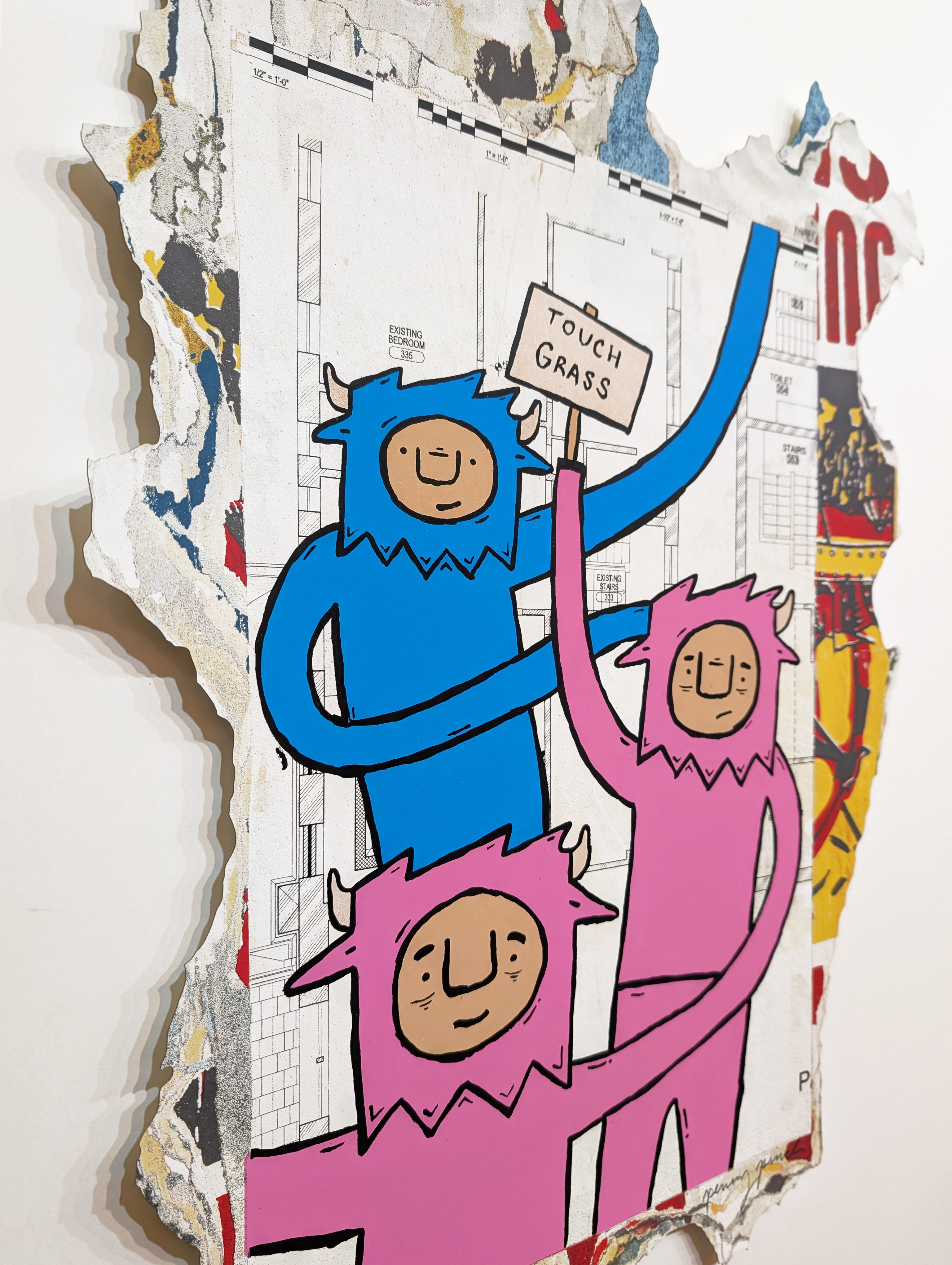 "Outside" Screen printed edition by Penny Pinch