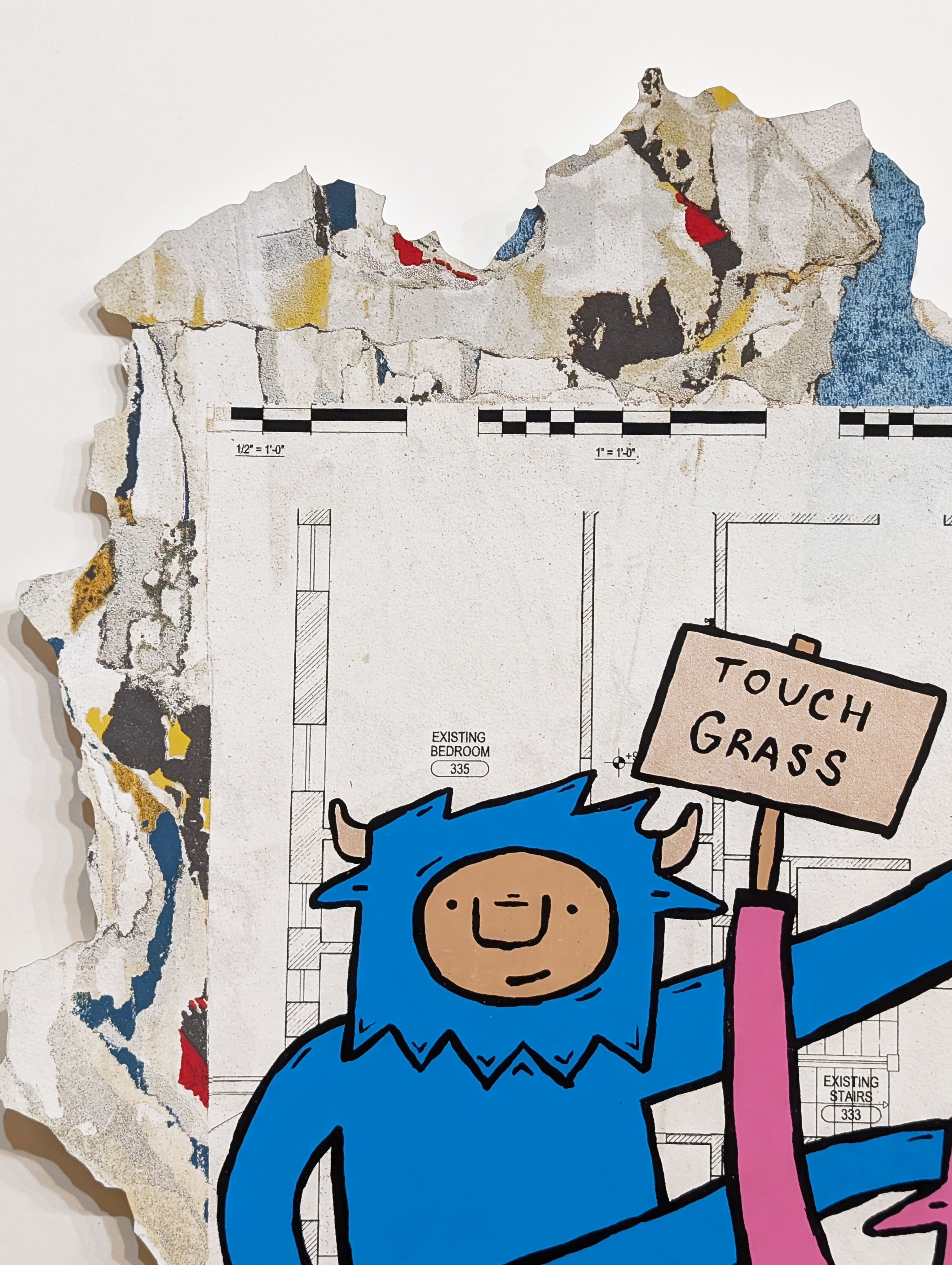 "Outside" Screen printed edition by Penny Pinch