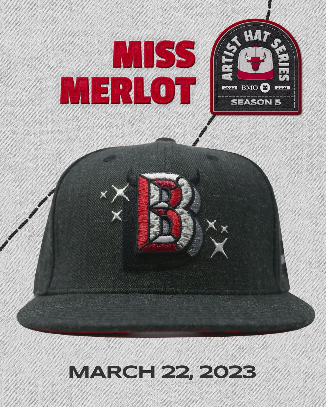 BMO Harris Artist Hat Series - Miss Merlot