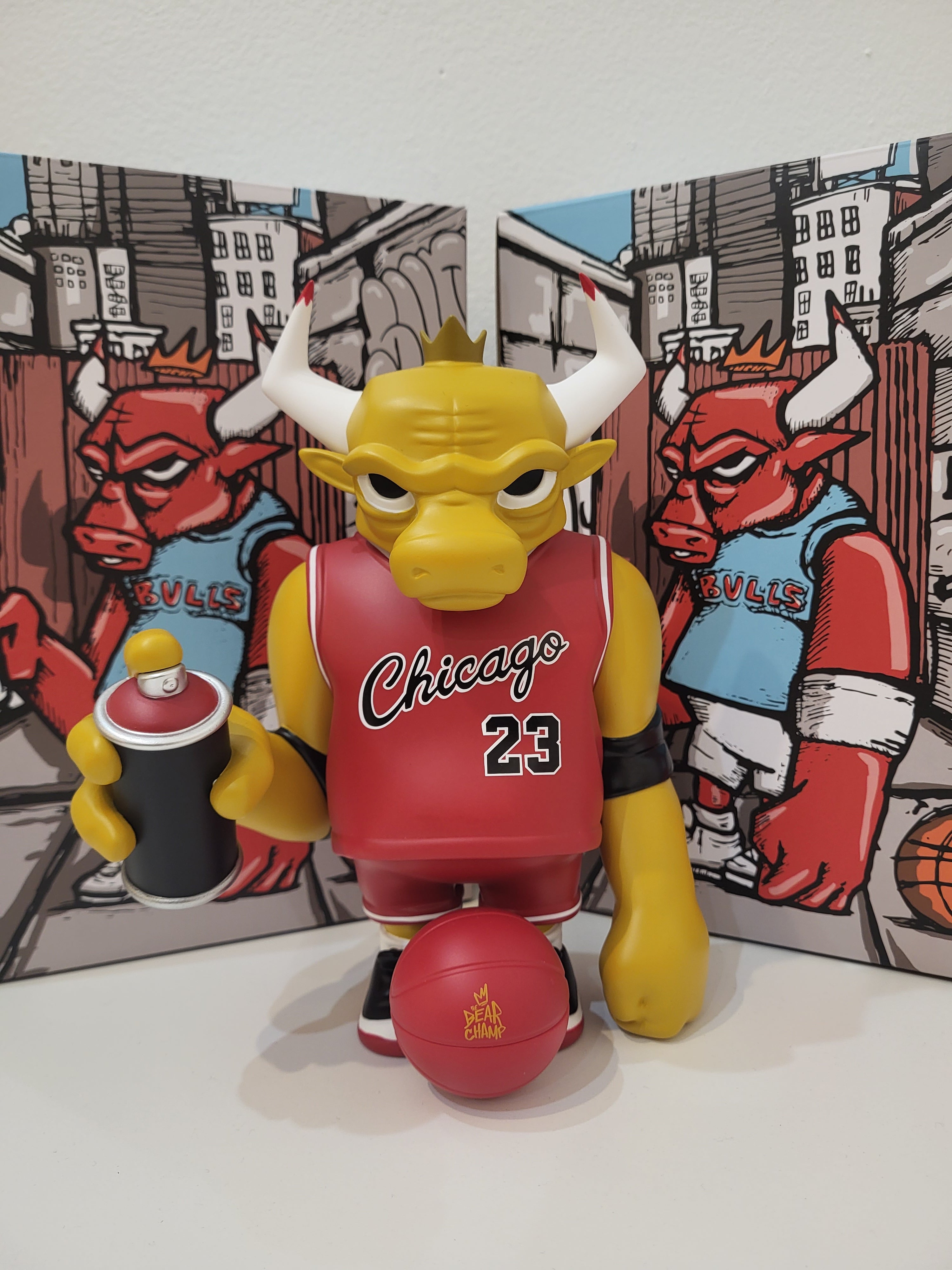 "Street Bully" Yellow Vinyl Toy by JC Rivera