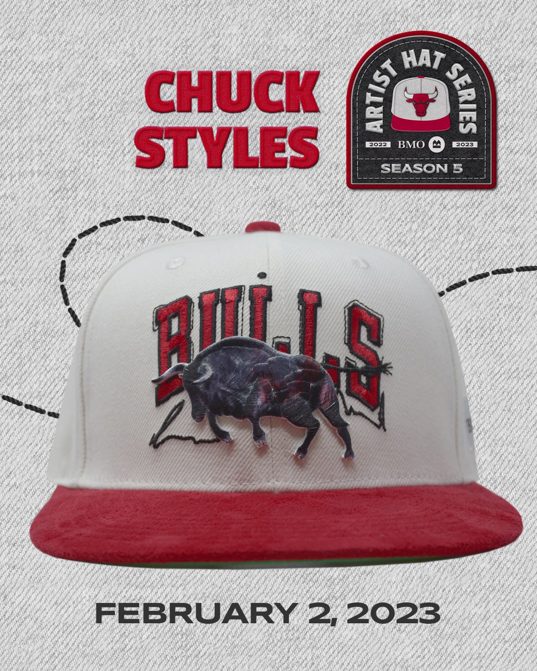 BMO Harris Artist Hat Series - Chuck Styles