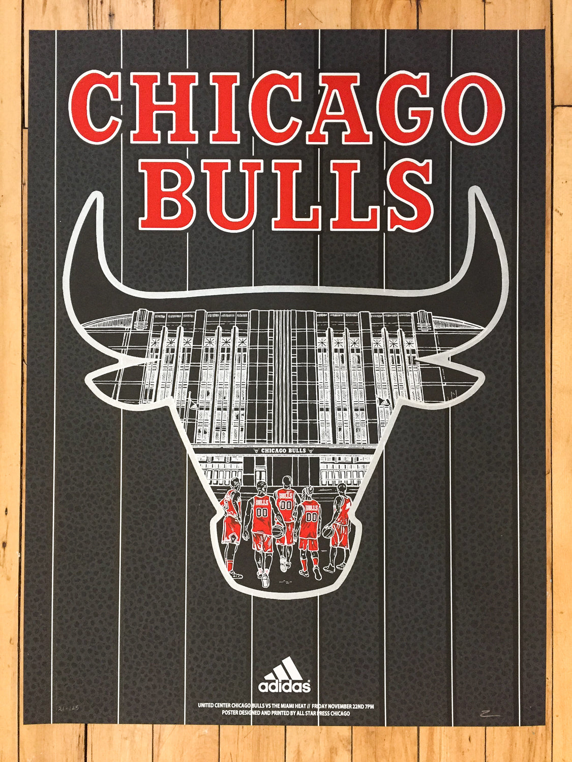 "Officially Licensed Chicago Bulls '19 - '20 Statement" by Zissou Tasseff-Elenkoff