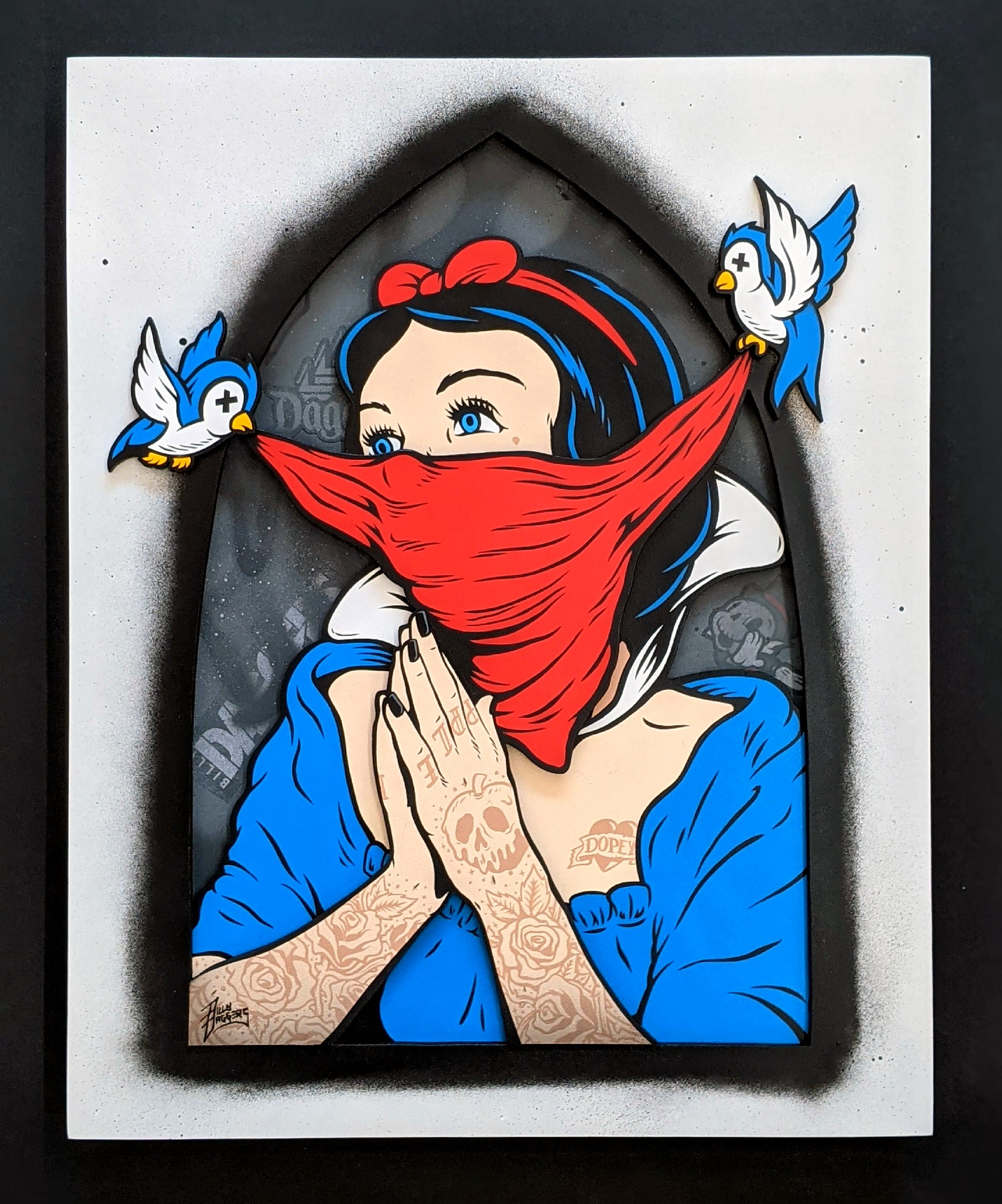 "Pray For My Enemies" Original by Billy Daggers