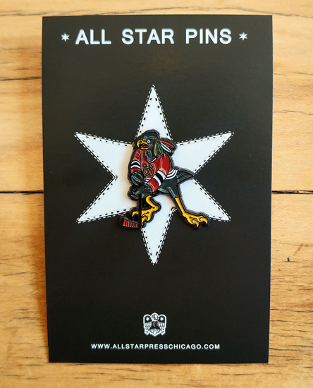 "Blackhawks" Pin by Ian Glaubinger