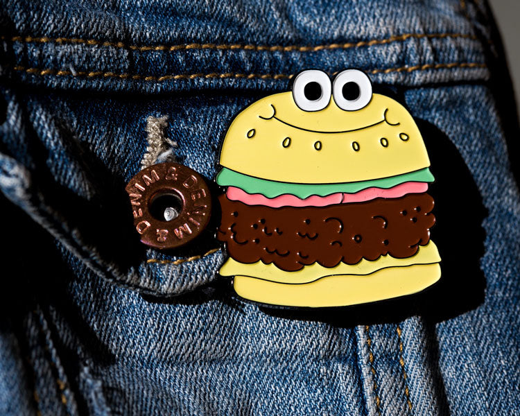 "Big Burger" Pin by Blake Jones