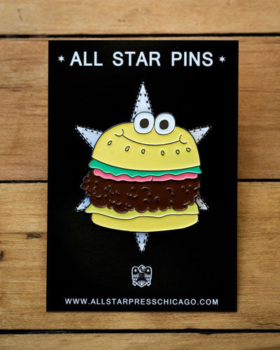 "Big Burger" Pin by Blake Jones