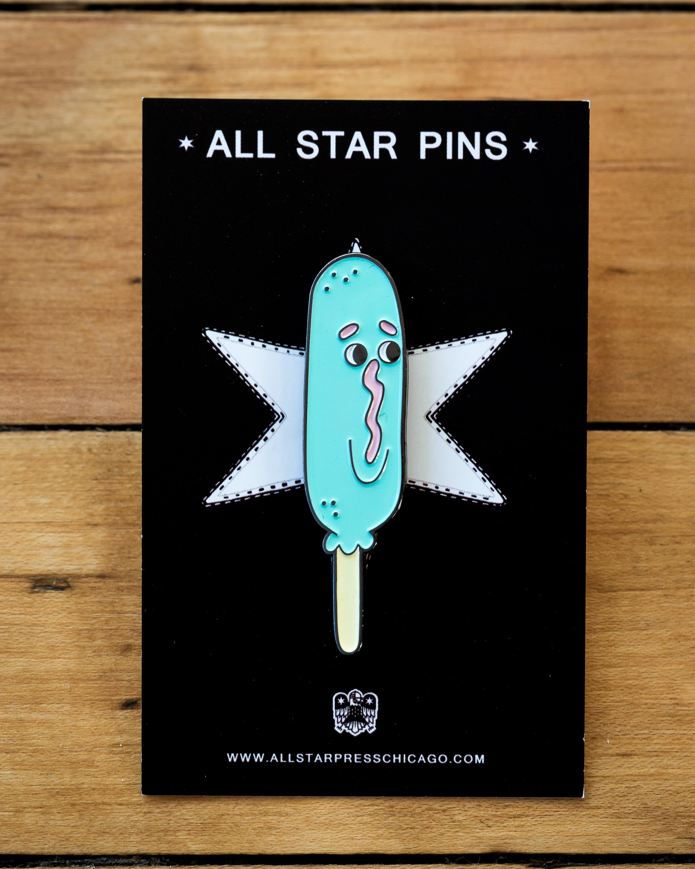 "Corny Dog" Pin by Blake Jones