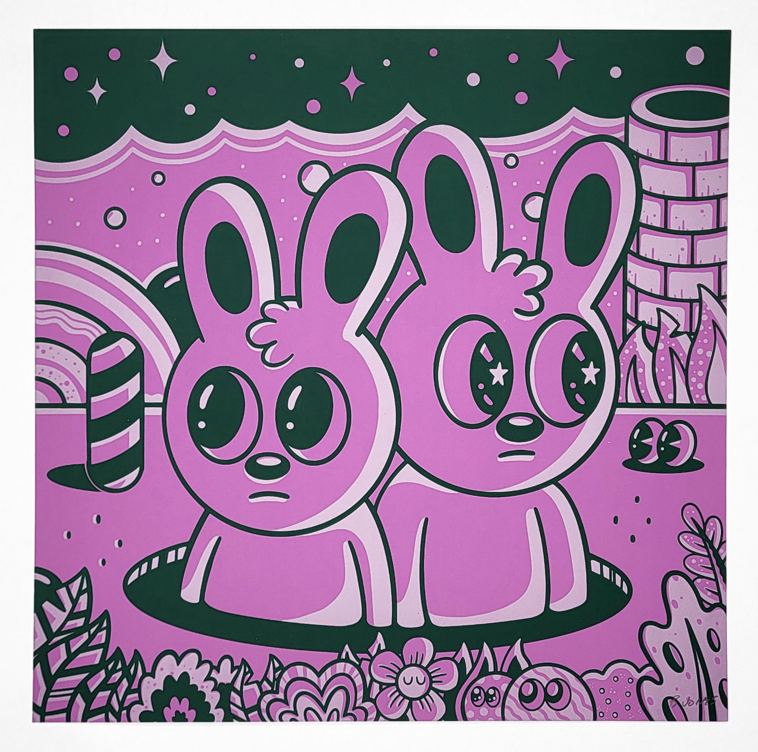 "Purple and Light Purple #27" by Blake Jones