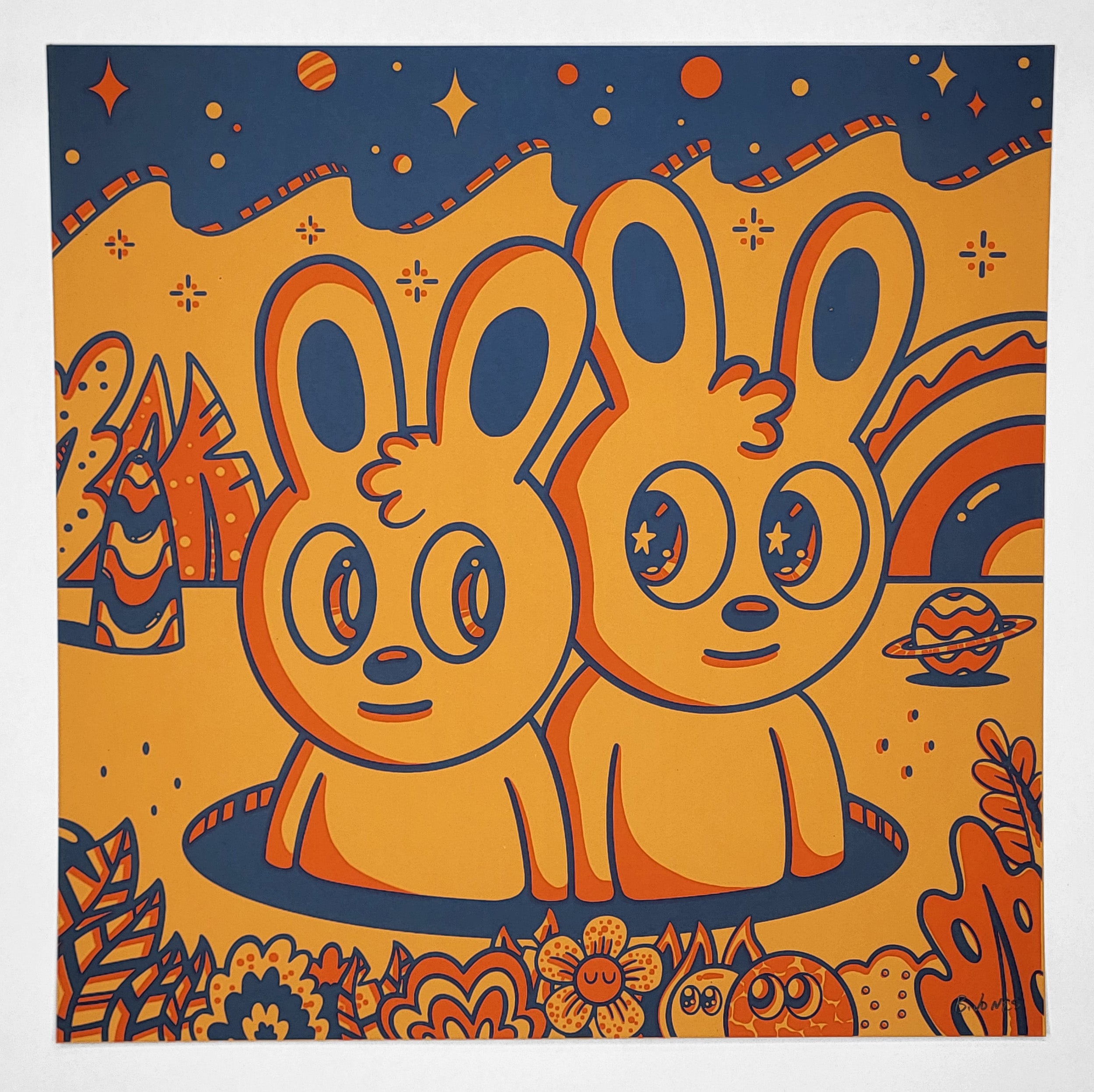 "Light Orange and Orange #41" by Blake Jones