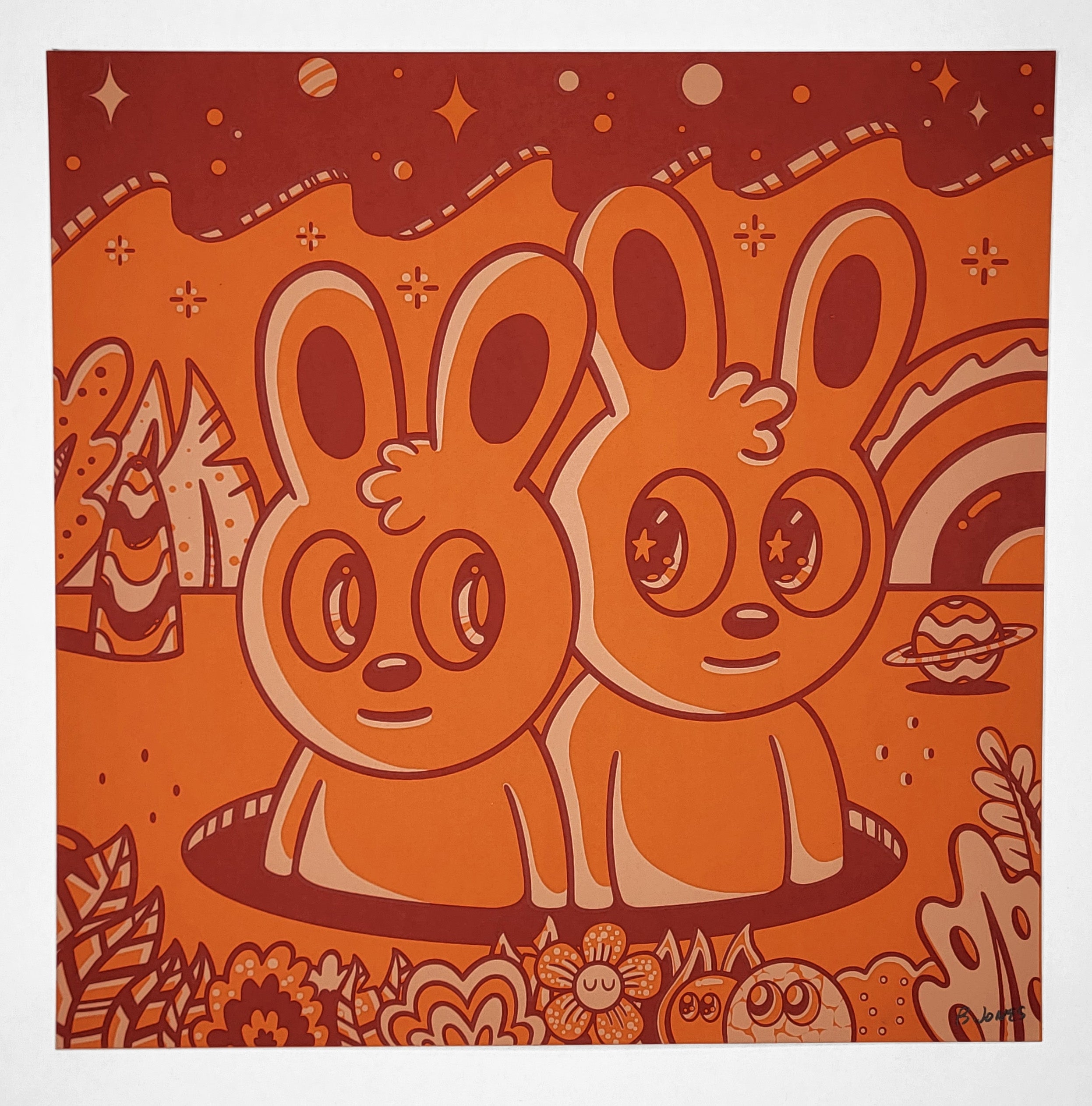 "Orange and Peach #44" by Blake Jones