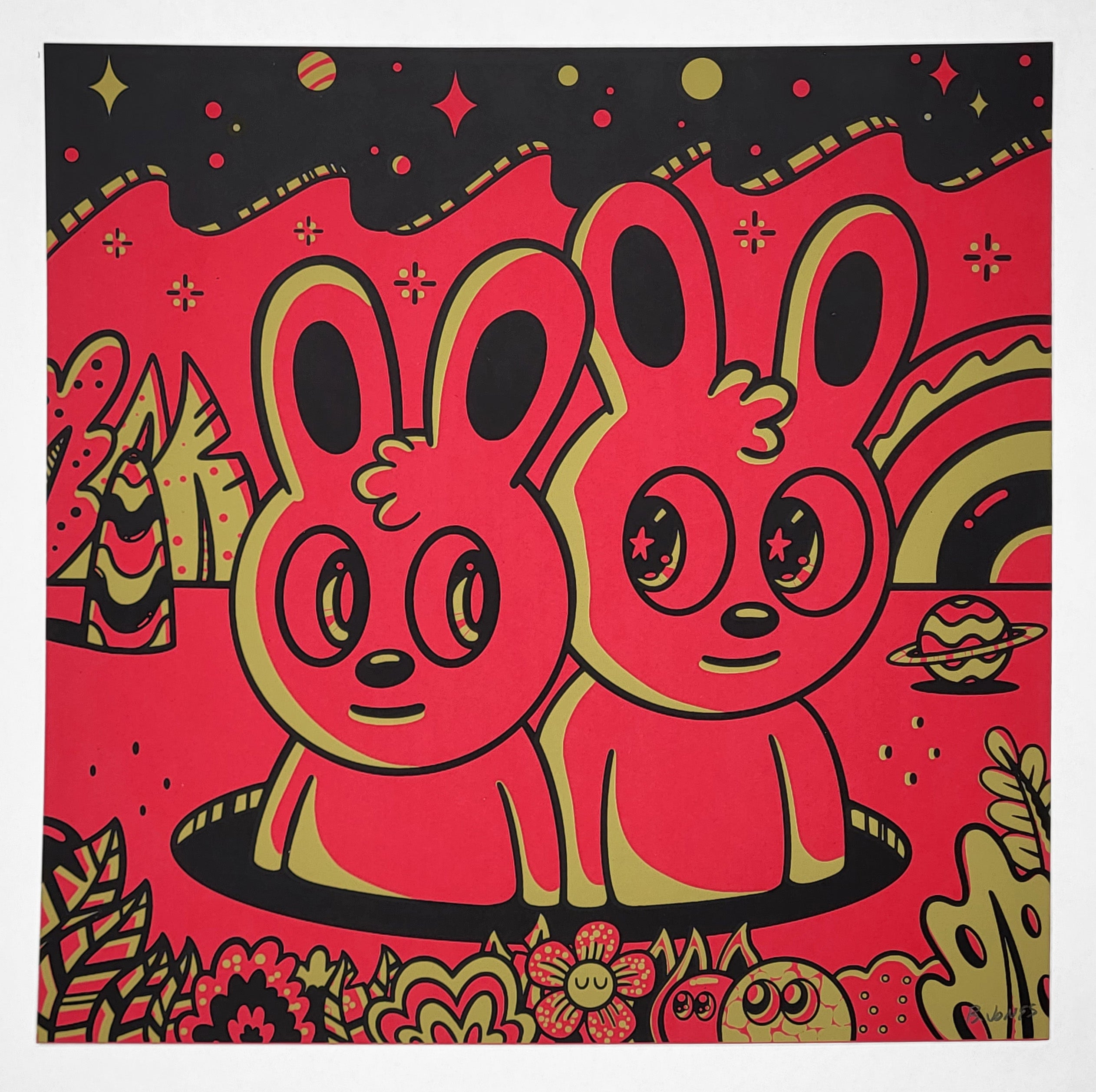 "Pink and Olive #4" by Blake Jones