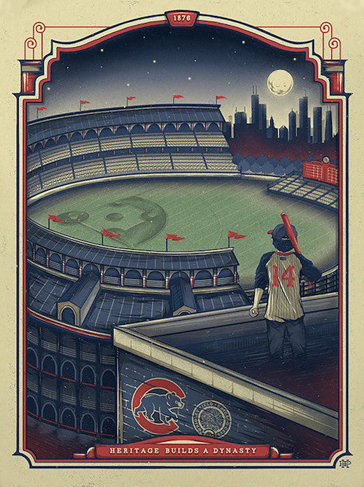 "Cubs Win" by Half Hazard Press