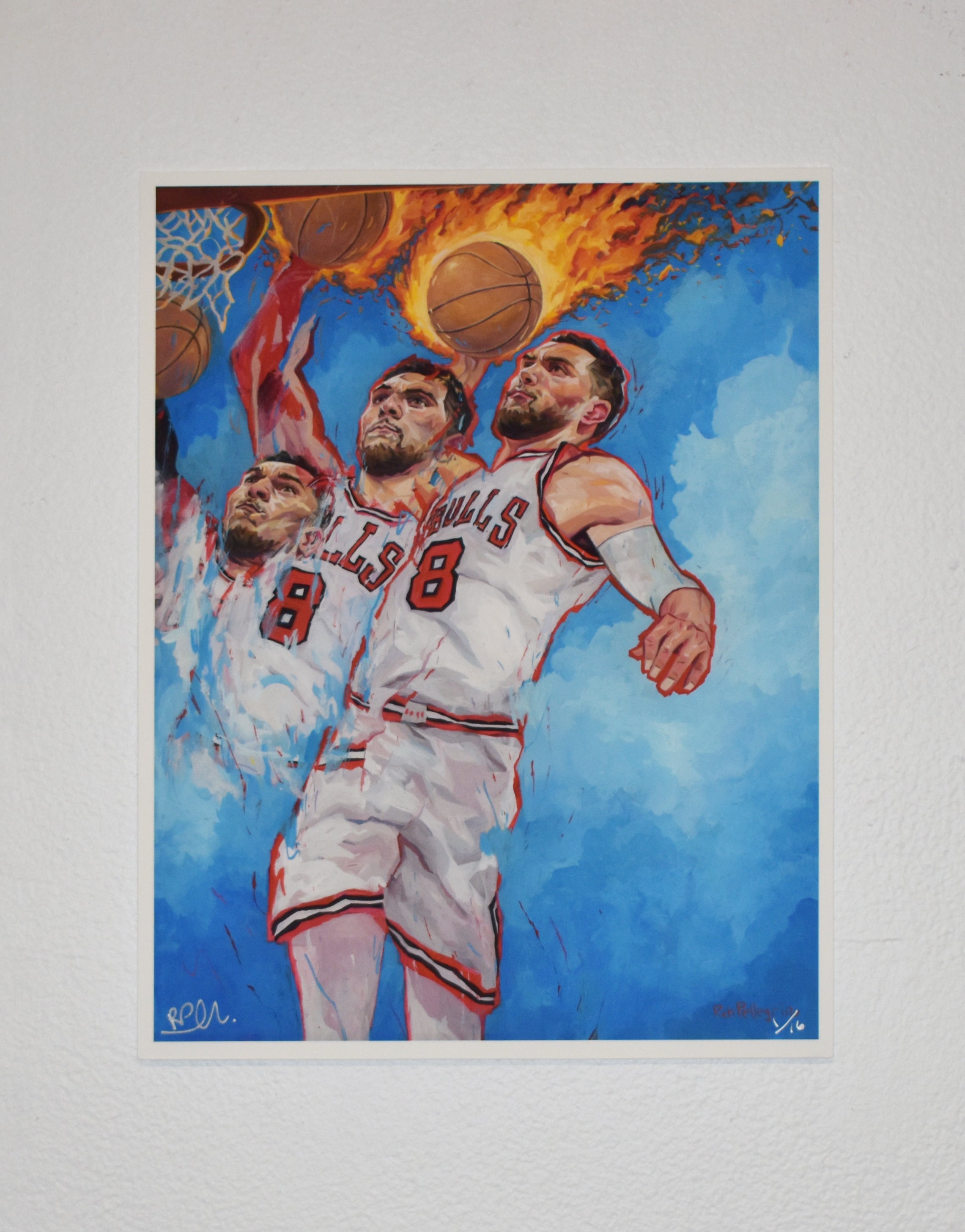 "LaVine In Flight" by Richard Pellegrino