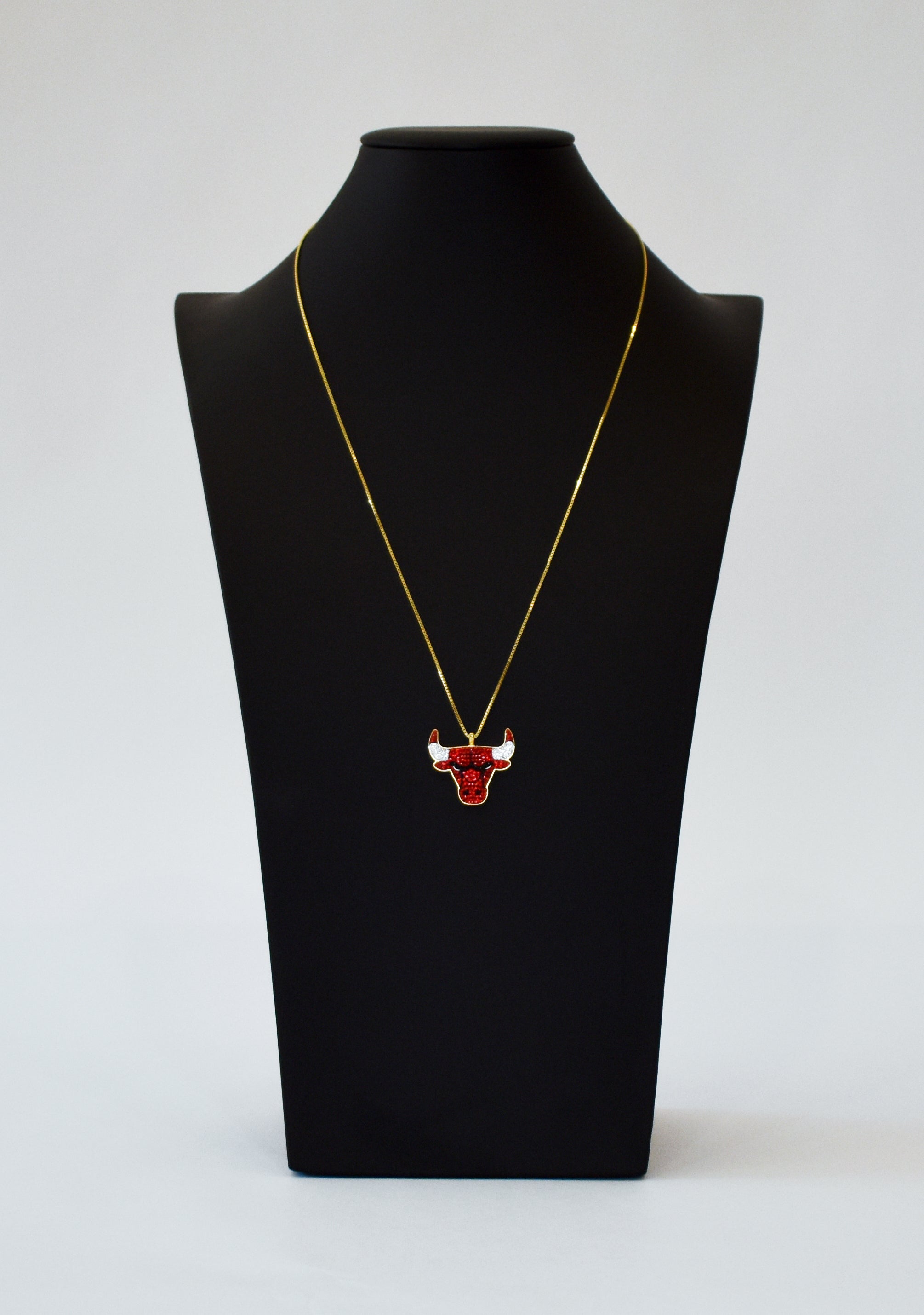 "Red Bulls Crystal Pendant" by Dan Life