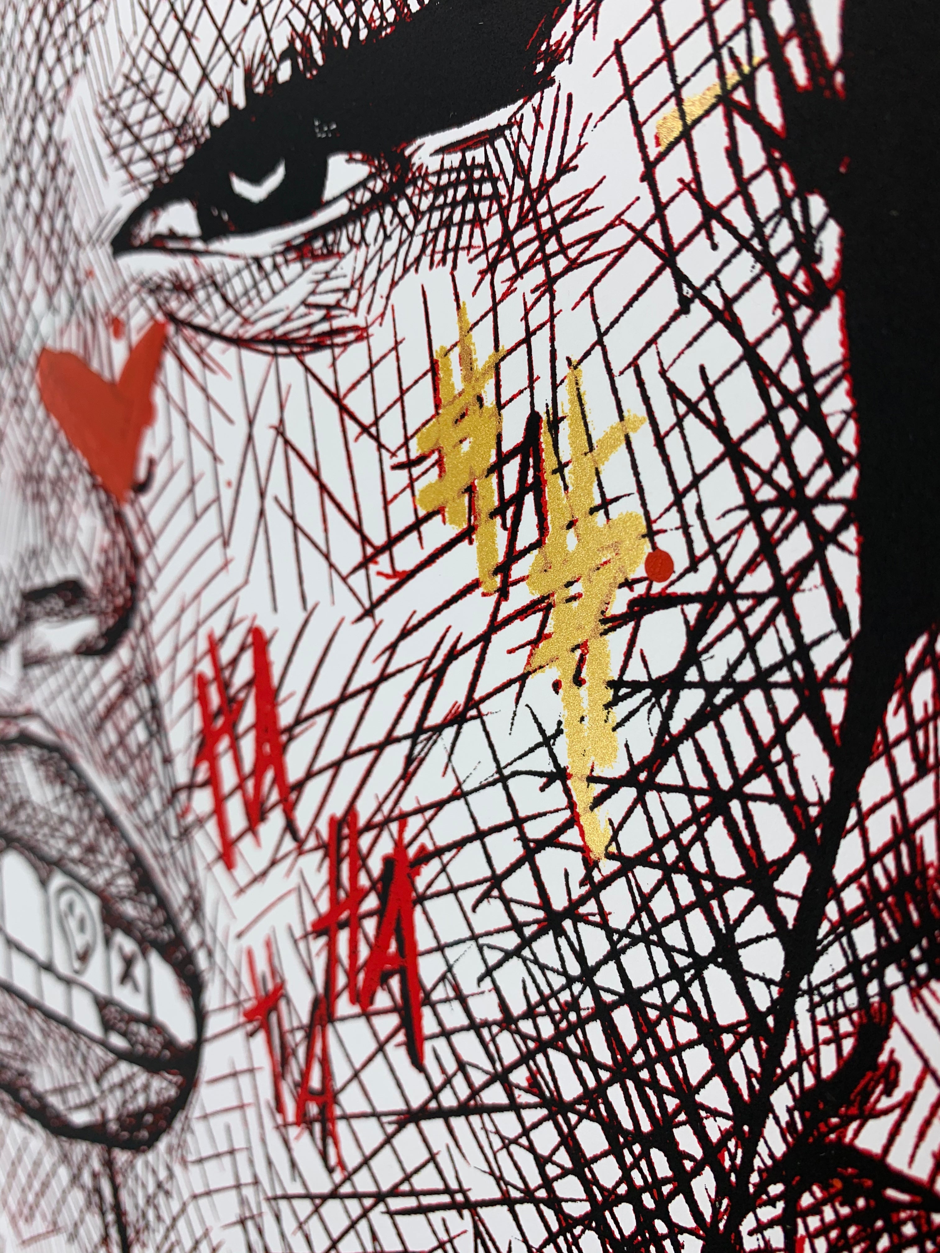 "This Ain't Free" Hand Embellished 2 by Dwight White