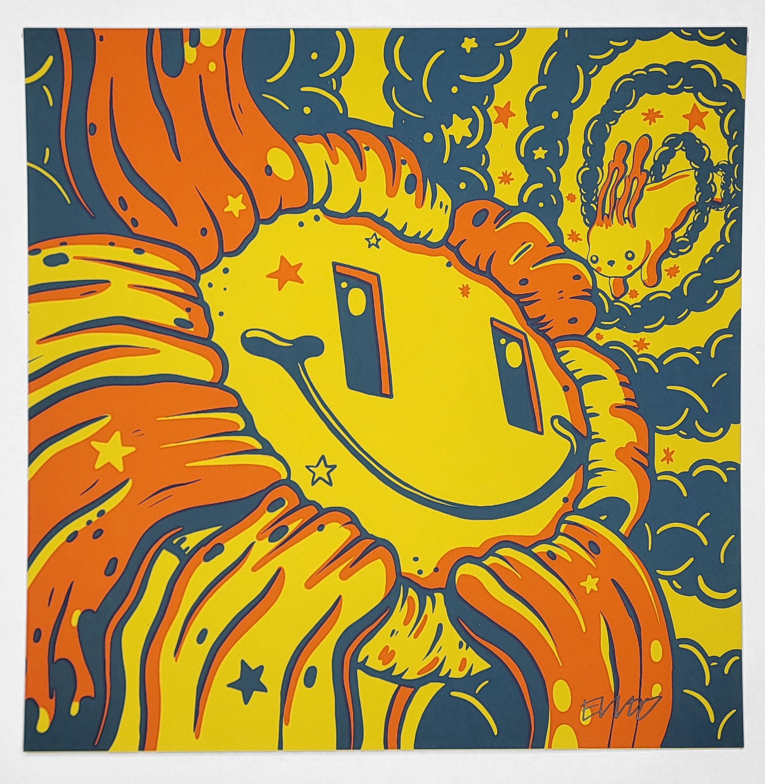 "Flower Yellow and Orange #2" by Elloo