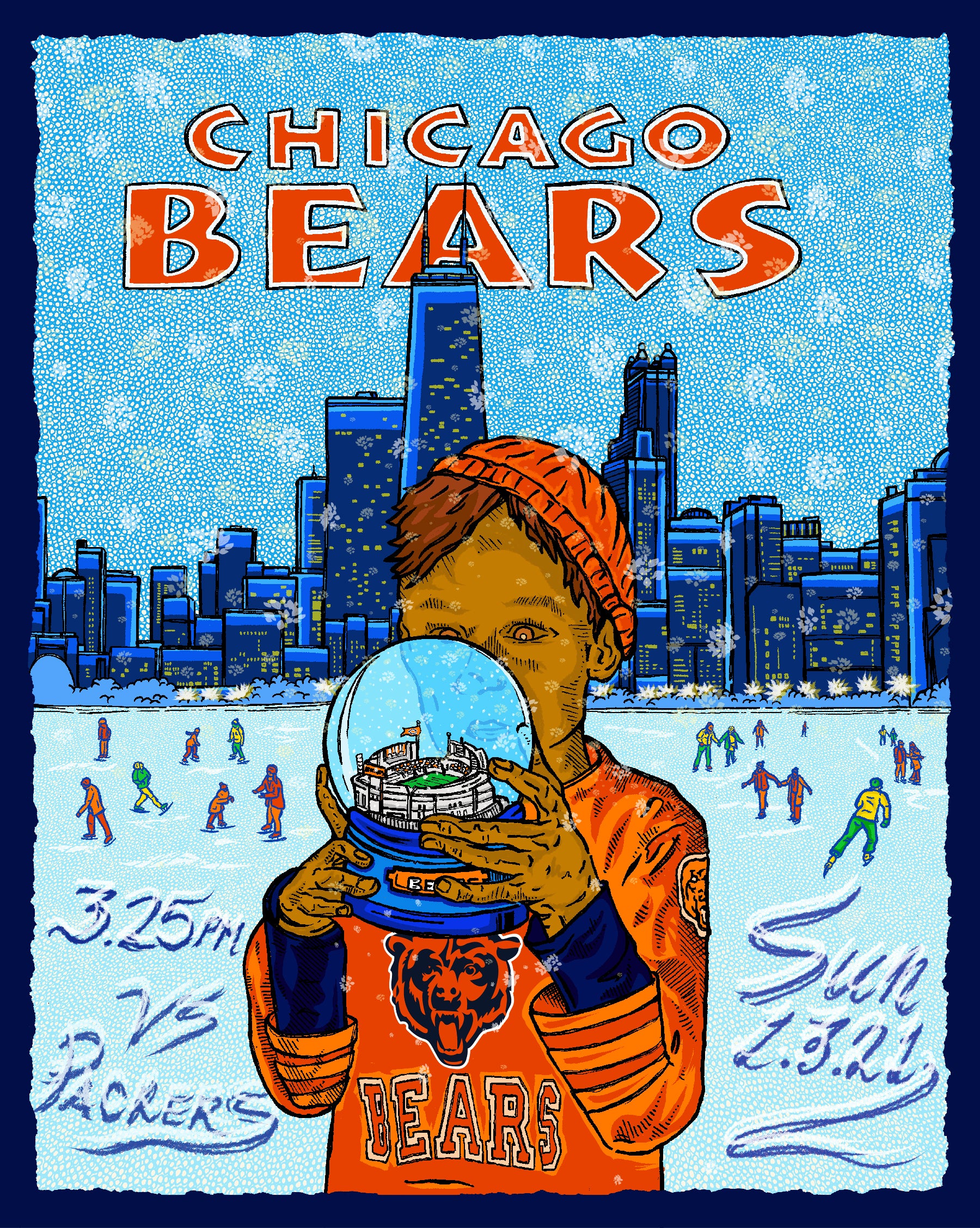 Game 16: "Official Packers VS Bears" by Zissou Tasseff-Elenkoff