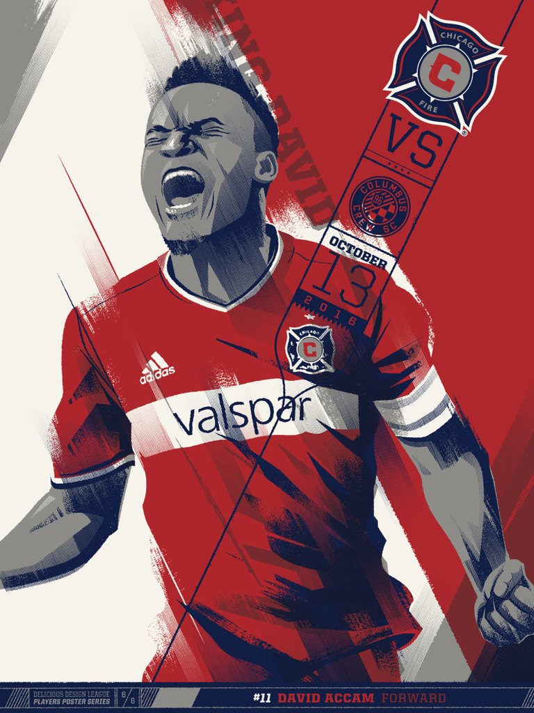 "Chicago Fire VS Colombus" by Delicious Design League