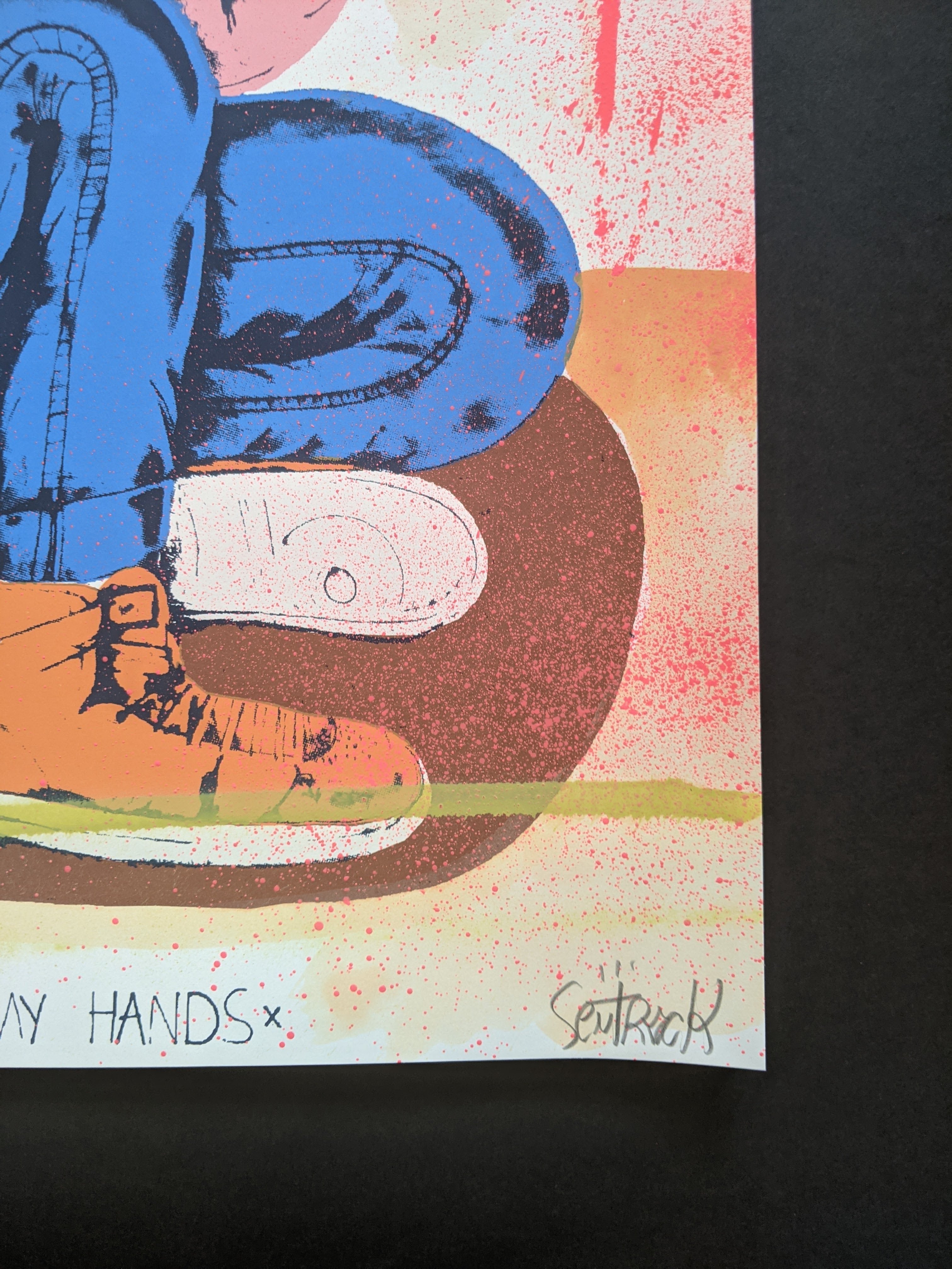 "Father Stretch My Hands" Hand Embellished 9 by Sentrock