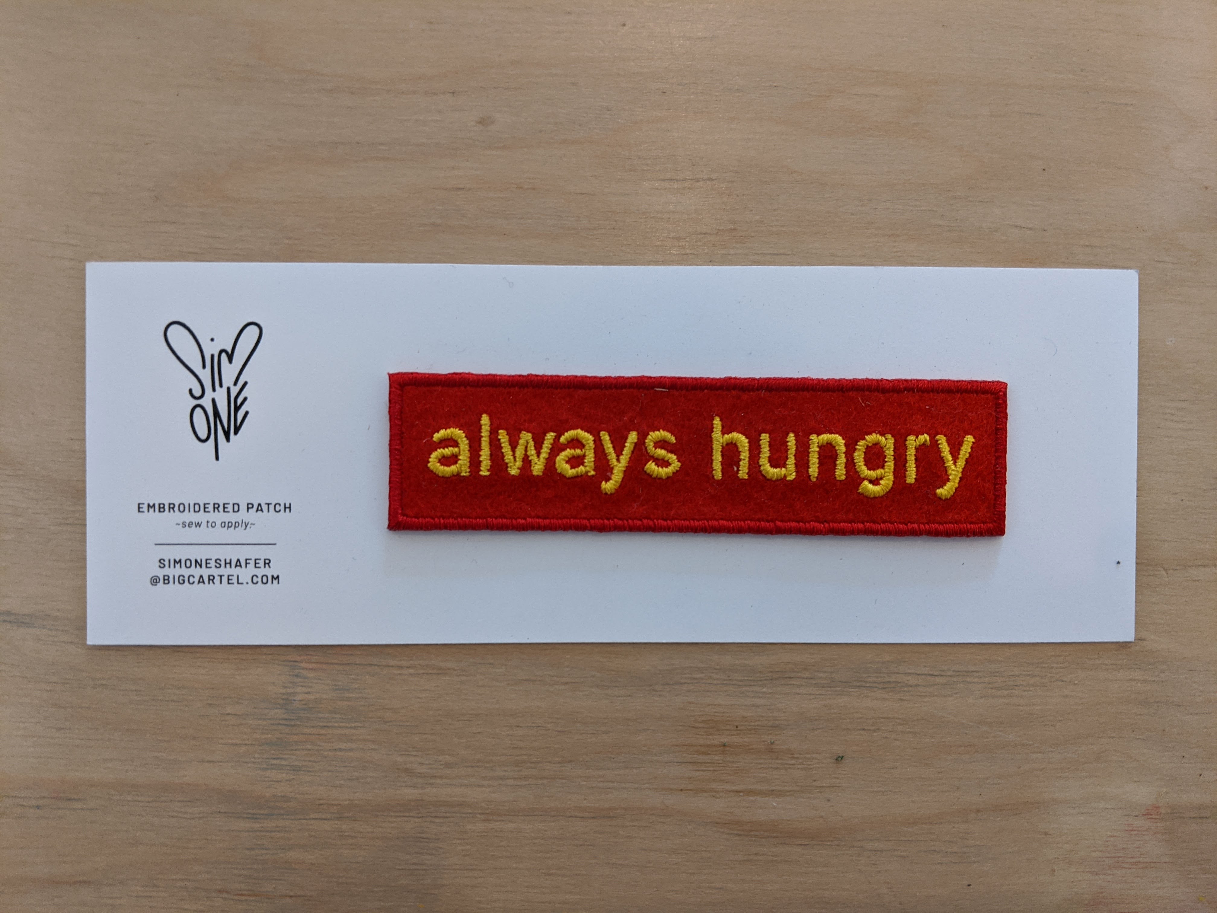 Always Hungry Patch by Simone