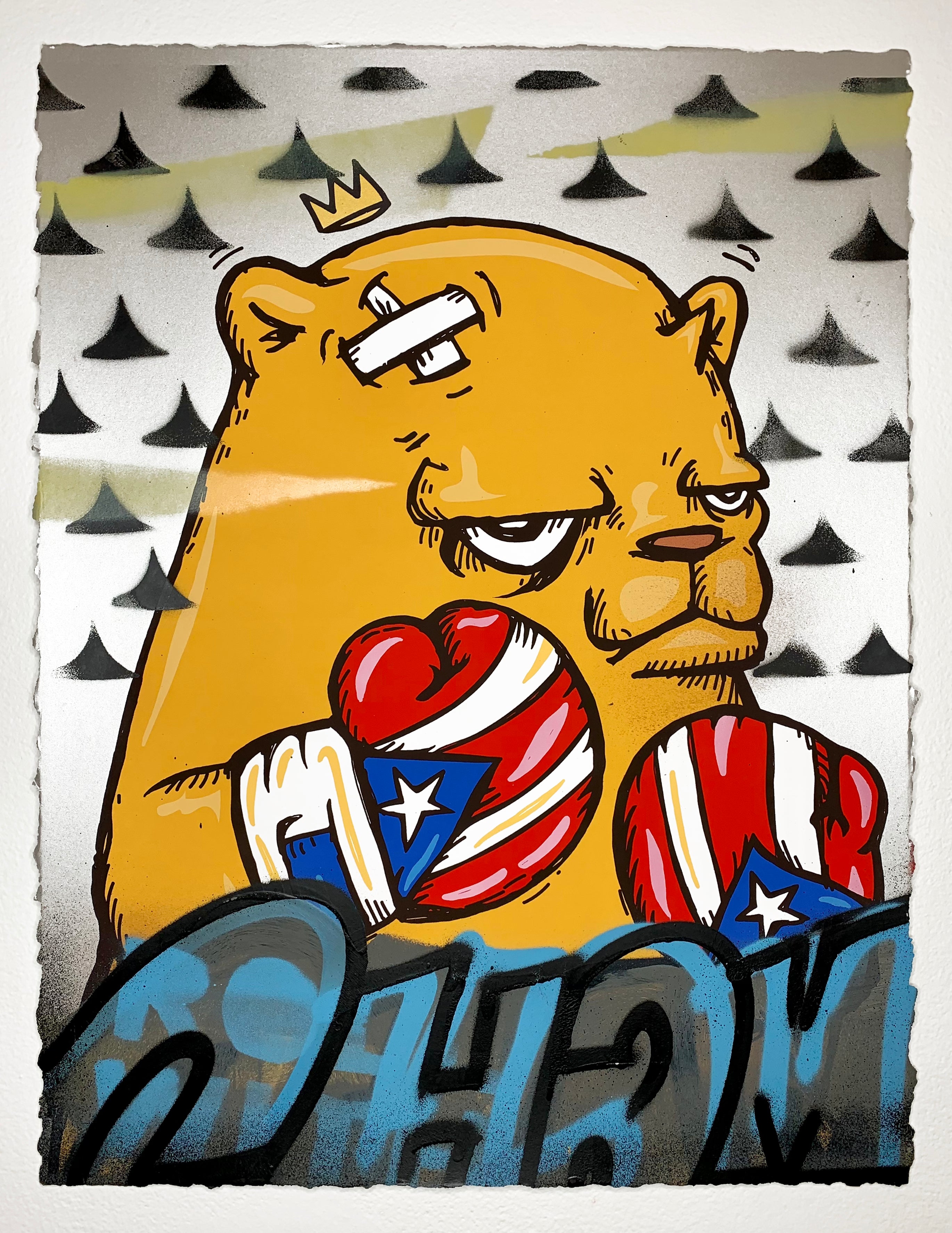 "Puerto Rican Gloves Hand Embellished 1" by JC Rivera