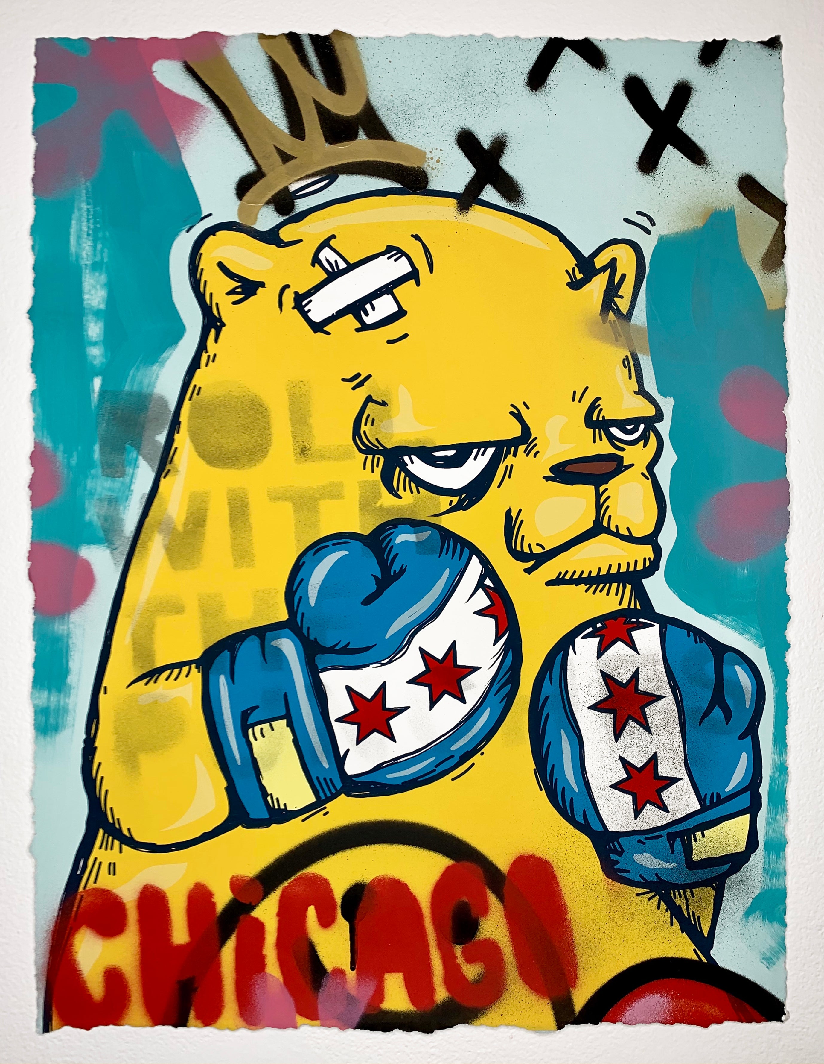 "Chicago Classic Hand Embellished 1" by JC Rivera
