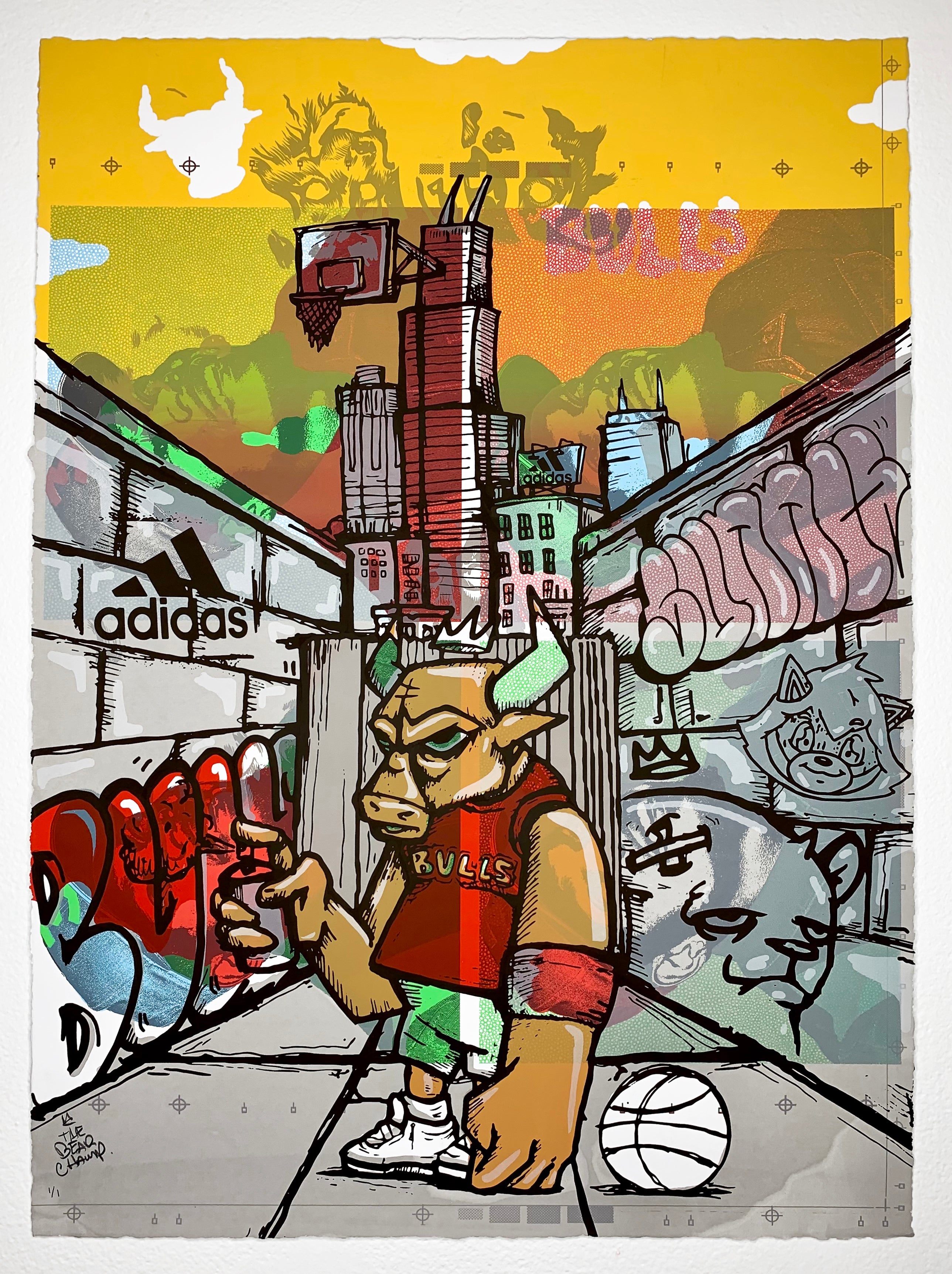 "Reimagined Bulls Test Print 12" by JC Rivera