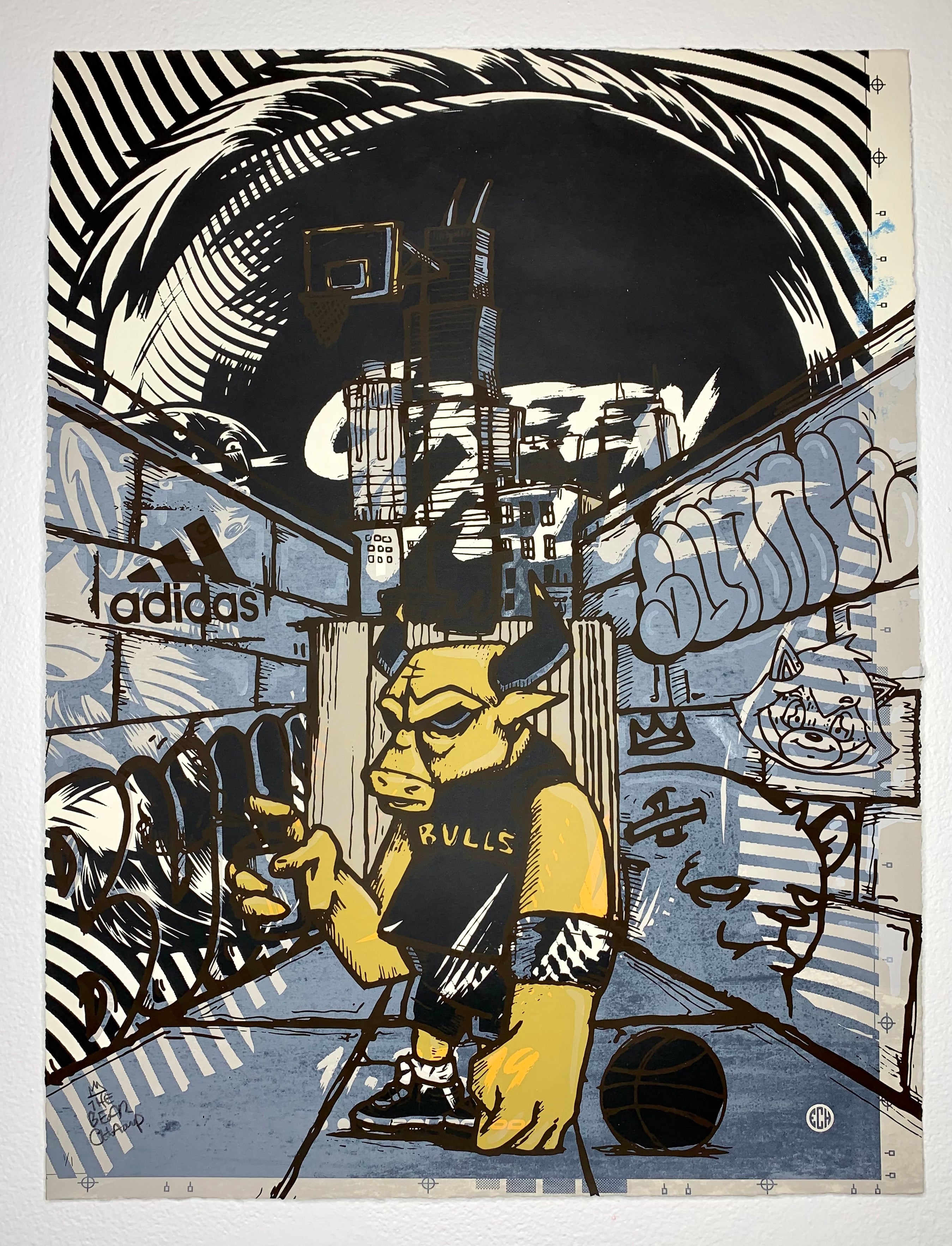 "Reimagined Bulls Test Print 13" by JC Rivera