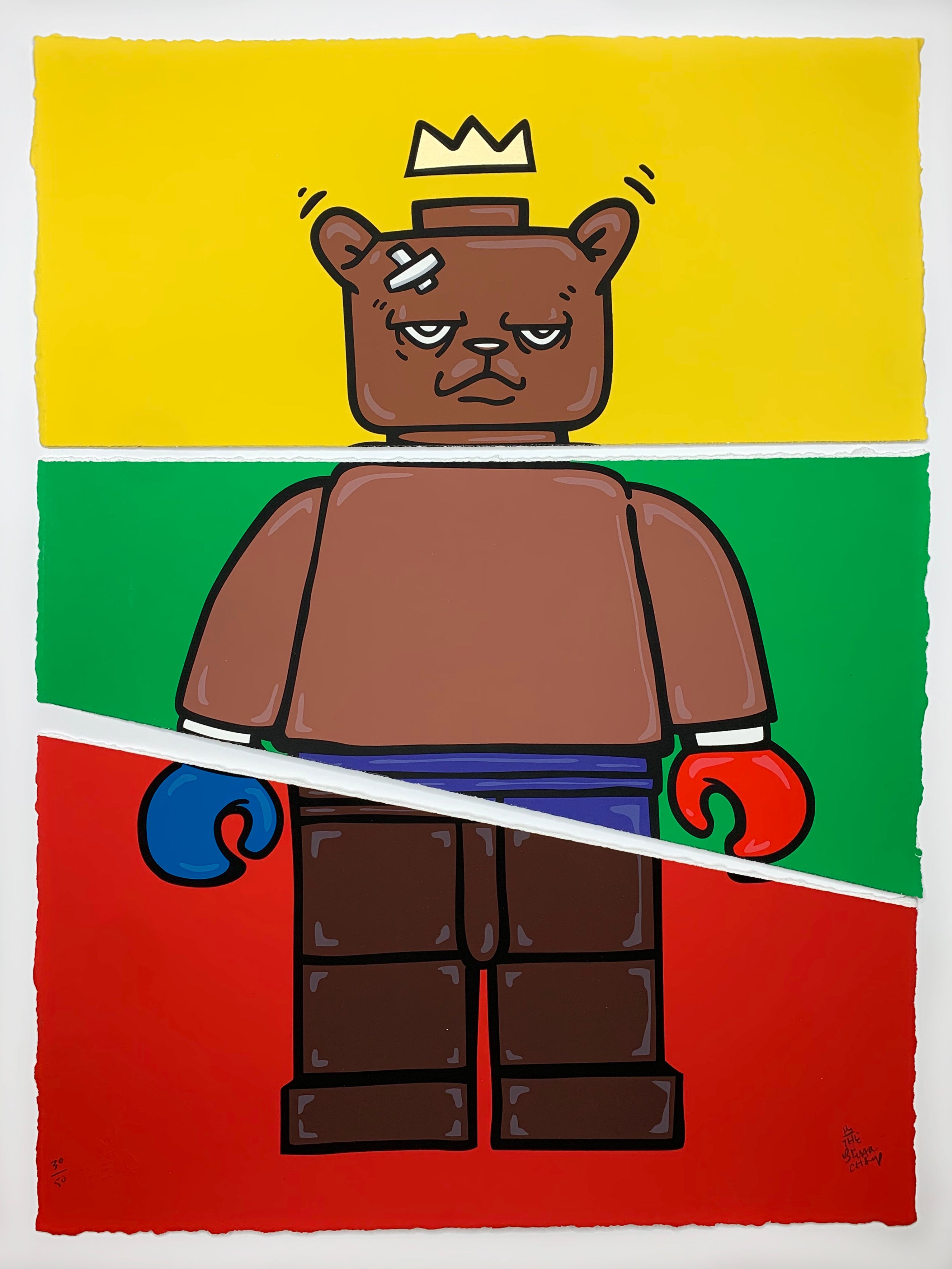 "Bear & Square Reimagined 2" by JC Rivera