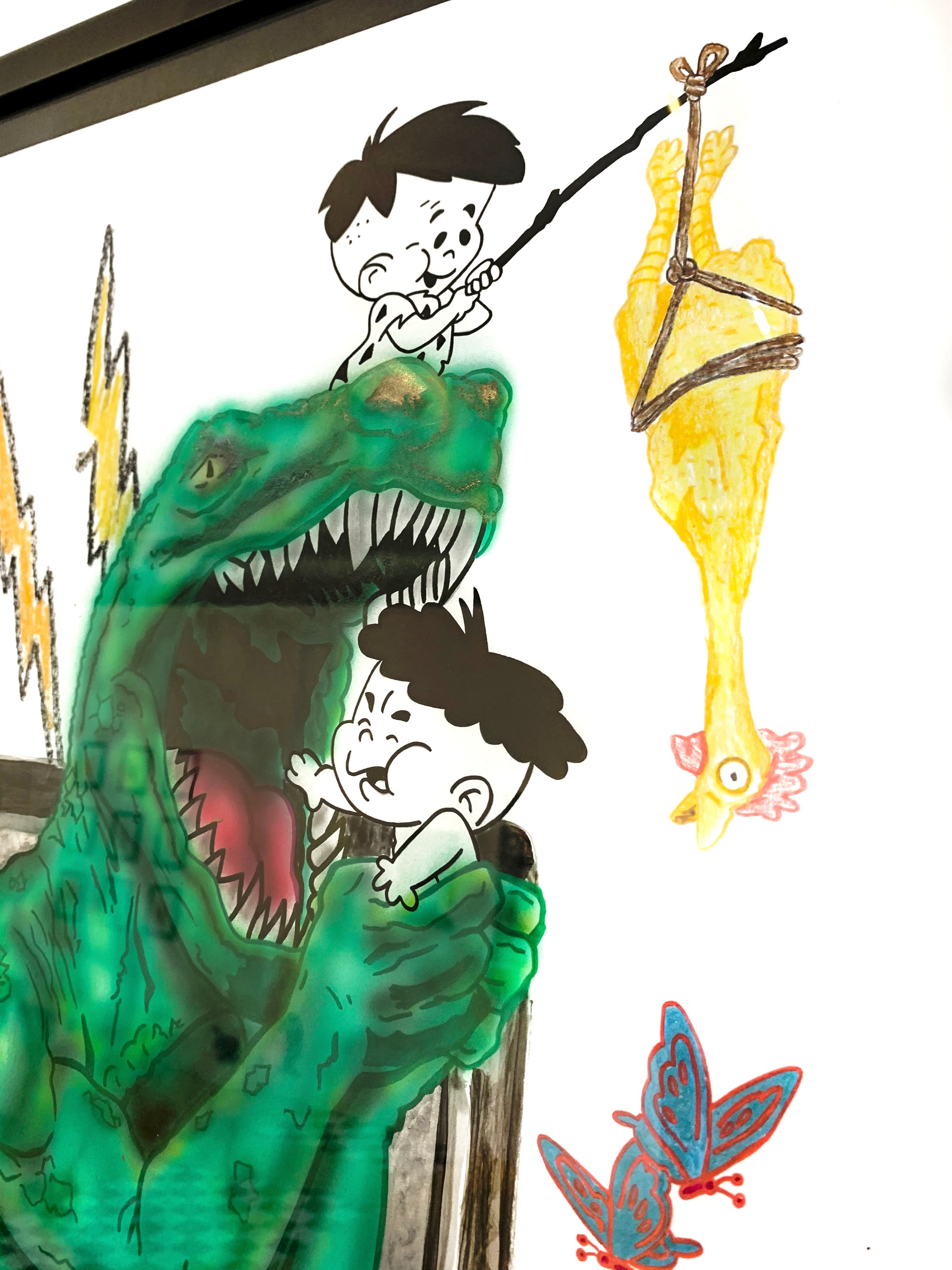 "Dino Breakfast for Two" by Griffin Goodman