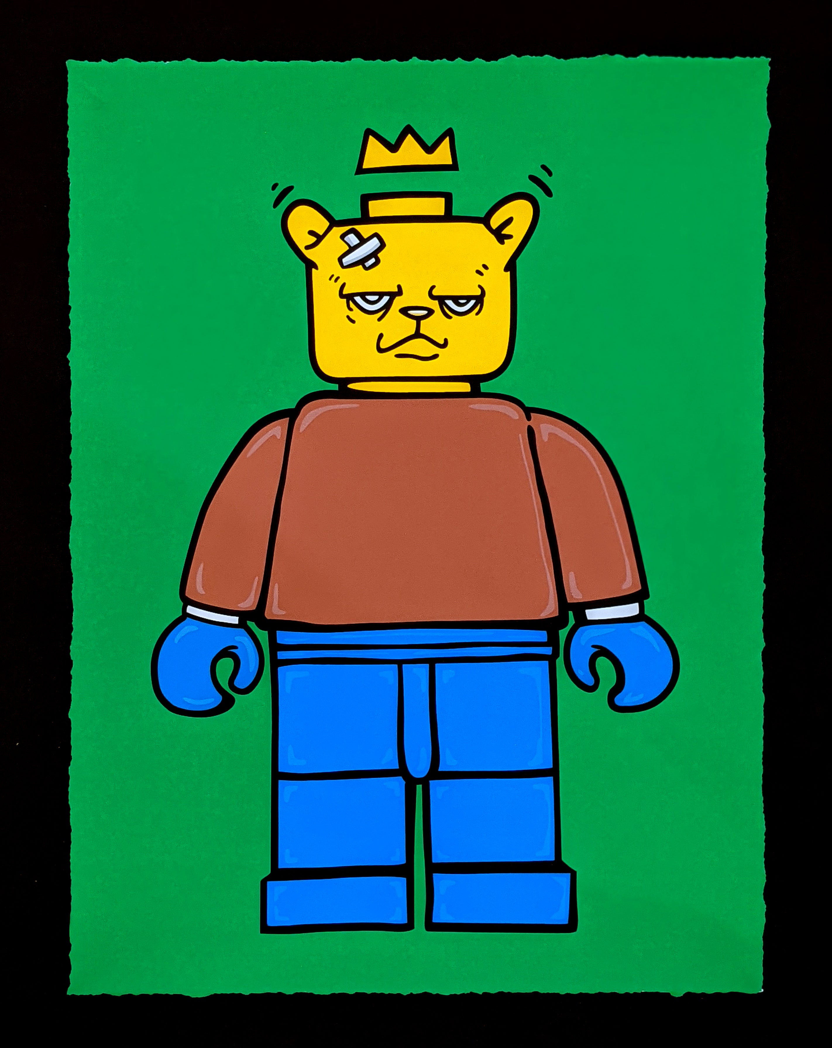 "Bear & Square 20" by JC Rivera