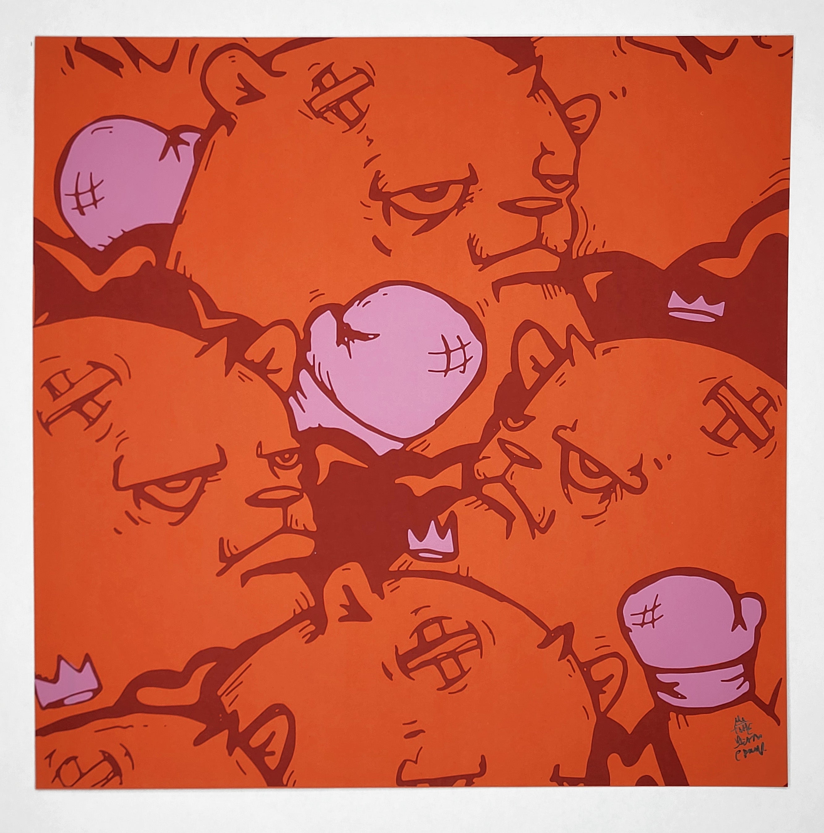 "Orange and Pink #13" by JC Rivera