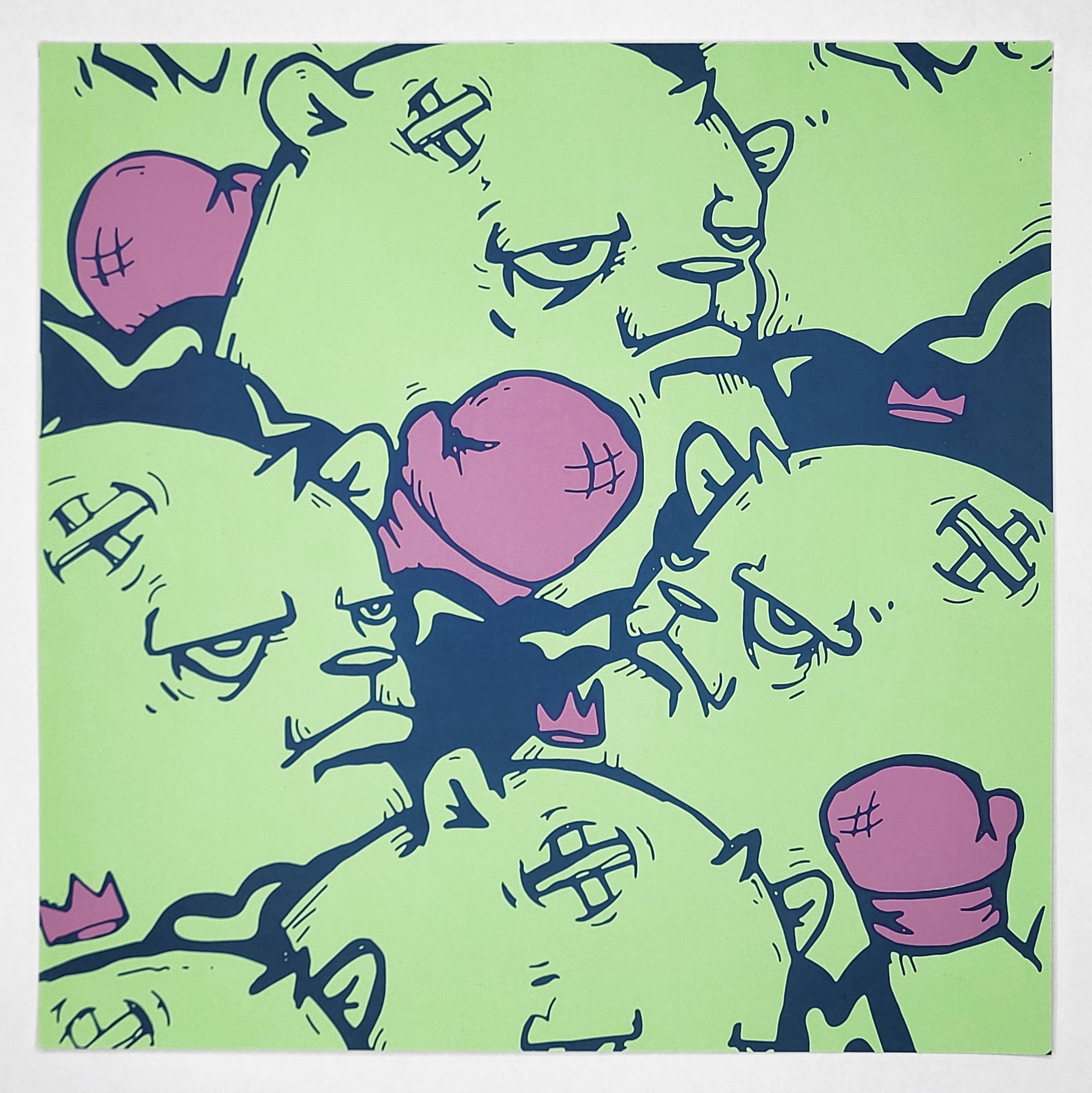 "Mint and Purple #27" by JC Rivera