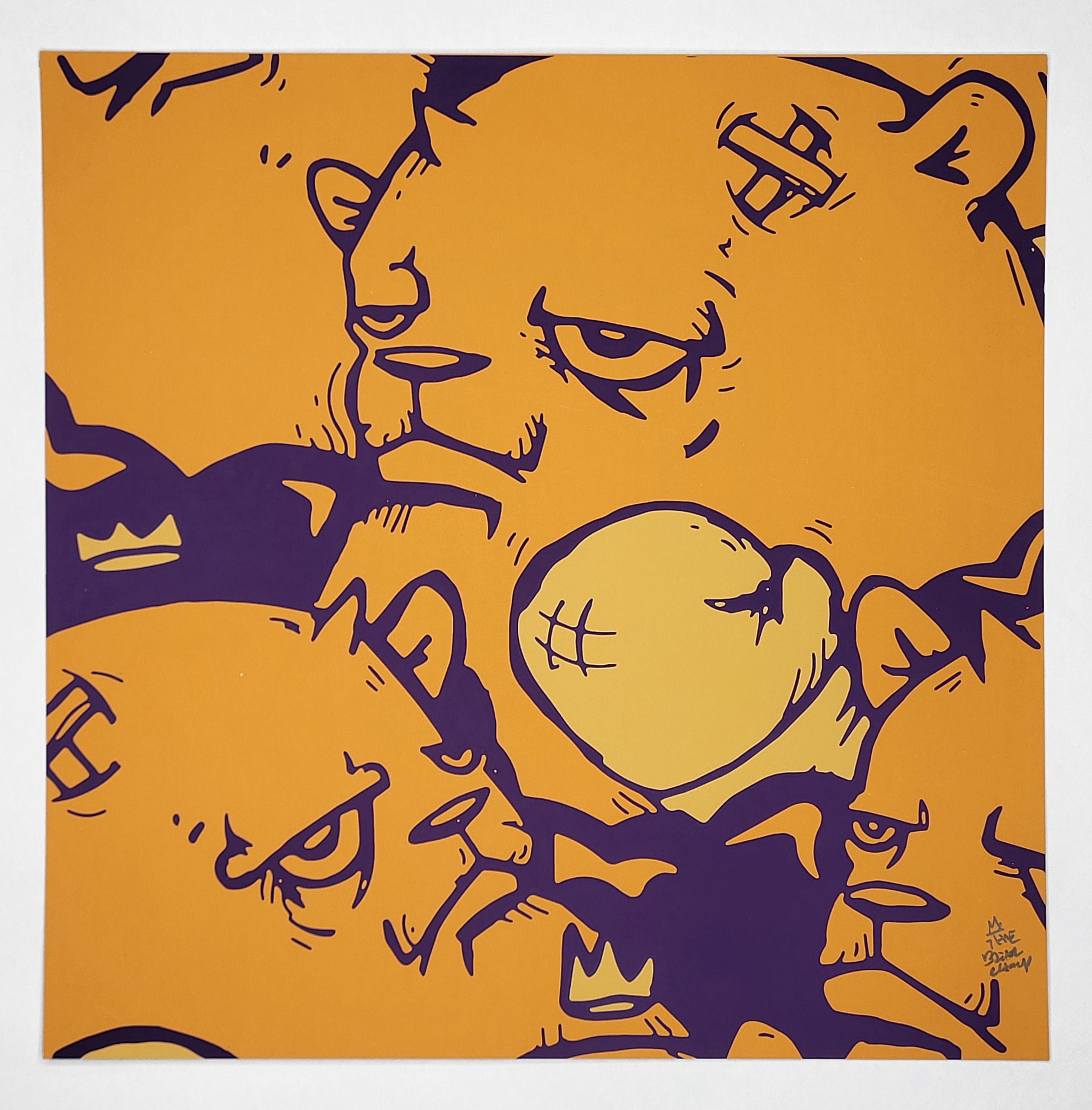 "Orange and Light Orange #38" by JC Rivera