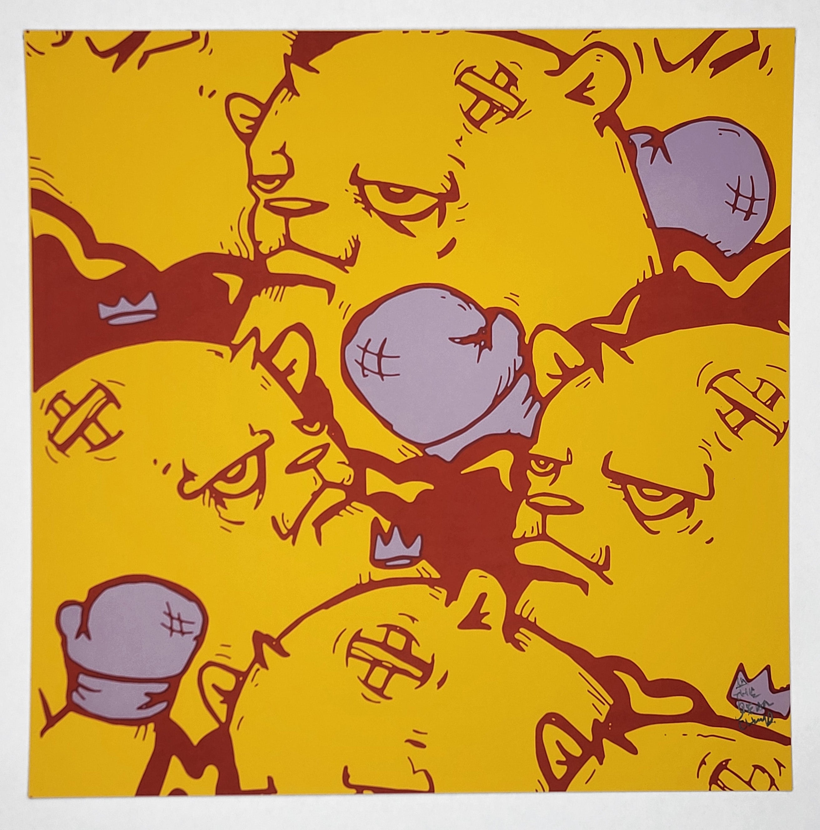 "Yellow and Light Purple #39" by JC Rivera