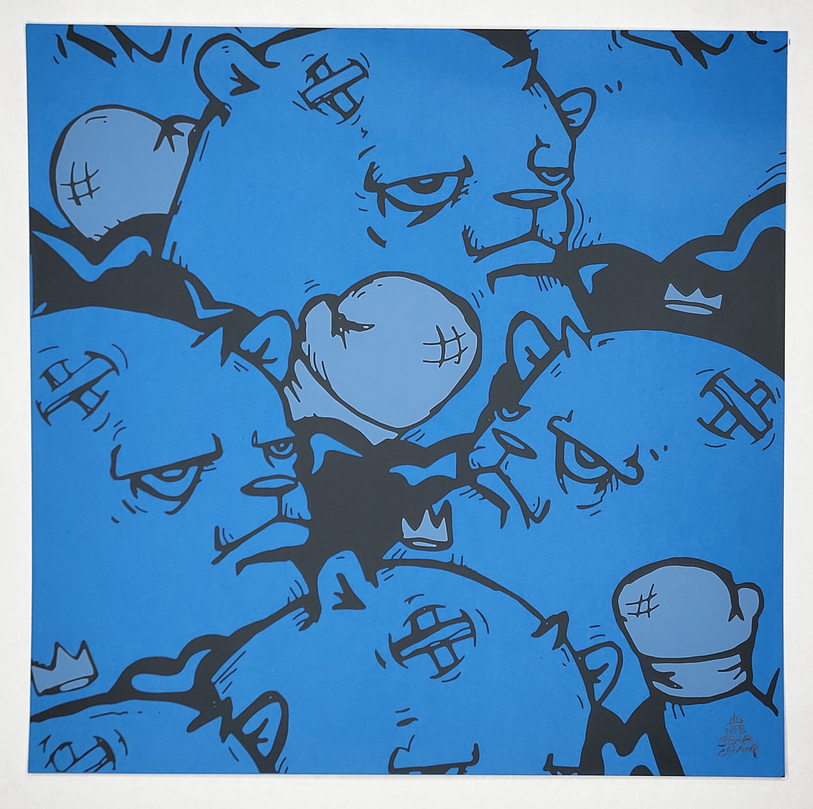 "Blue and Blue #3" by JC Rivera