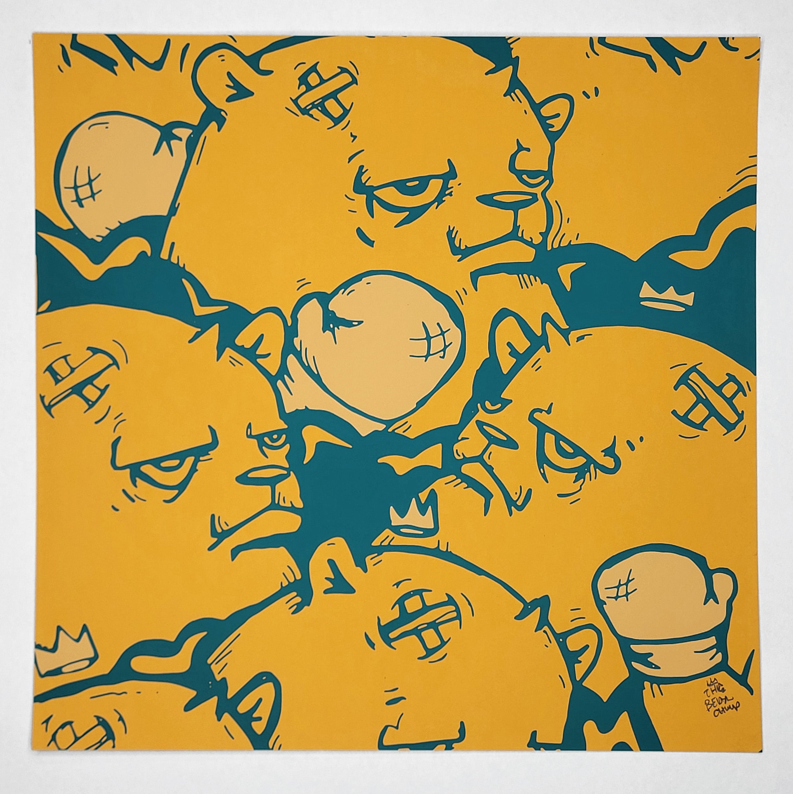 "Orange and Peach #45" by JC Rivera