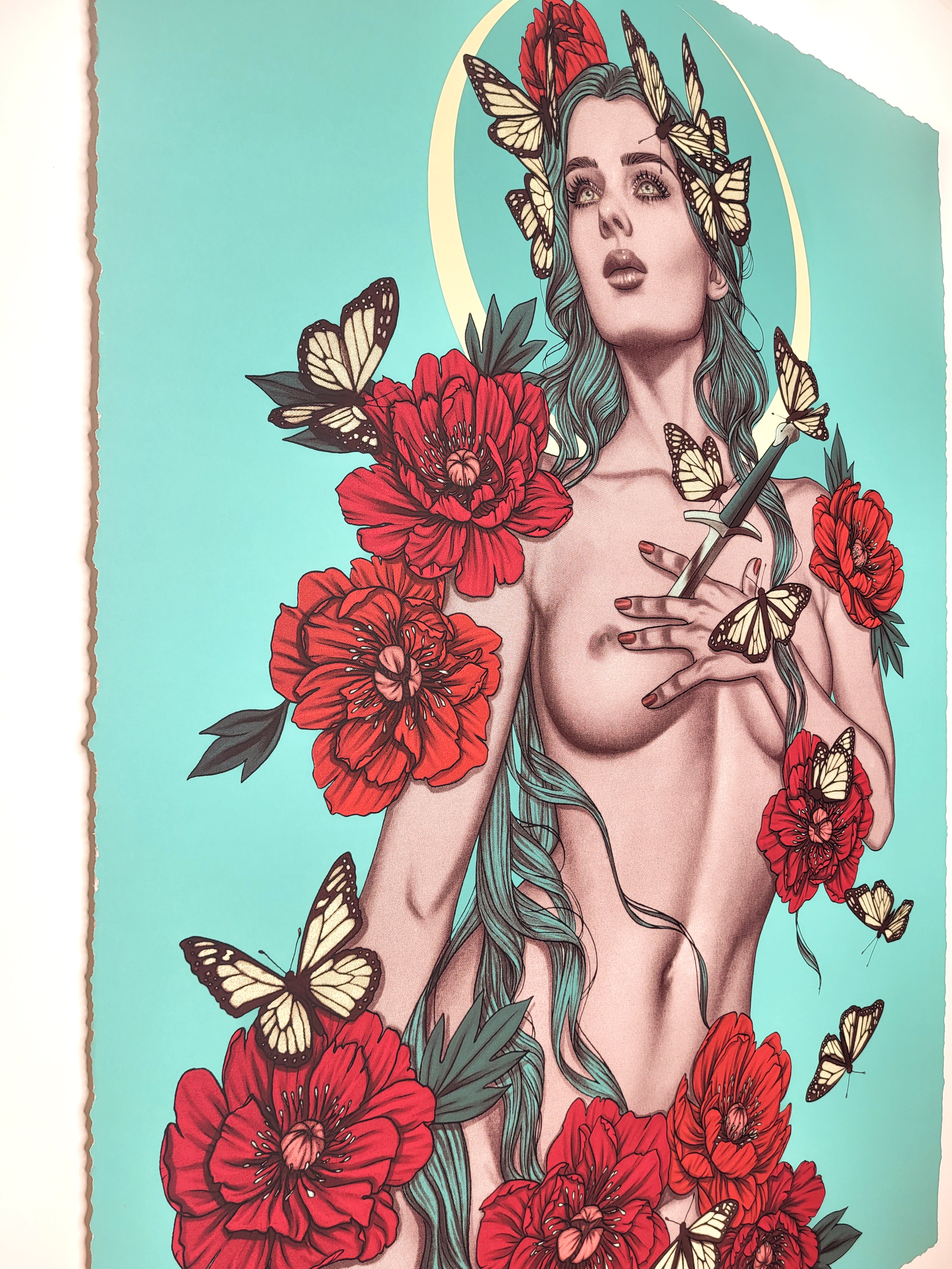 "Pinned Like Butterflies (Beneath The Glass)" by Jenny Frison