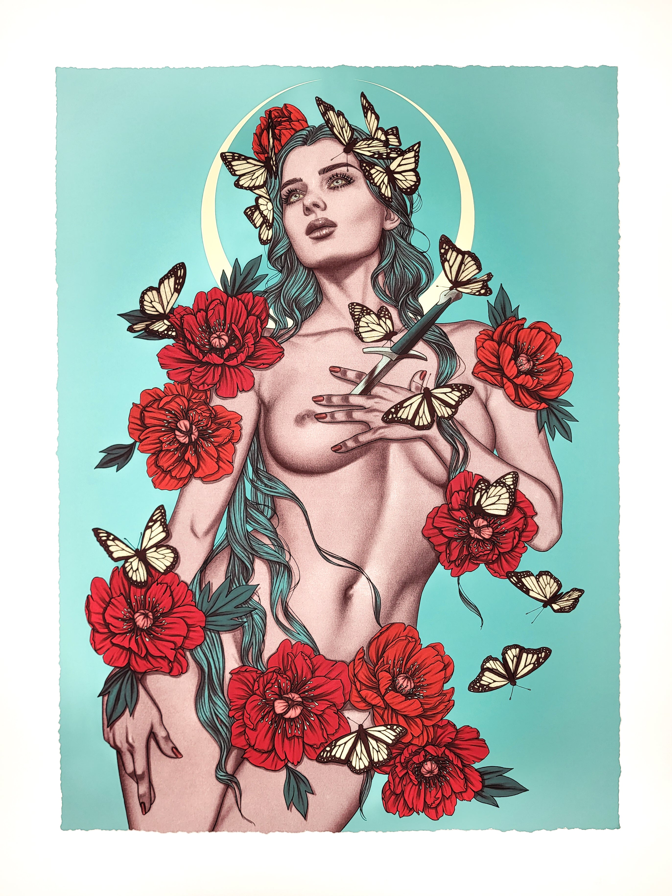 "Pinned Like Butterflies (Beneath The Glass)" by Jenny Frison