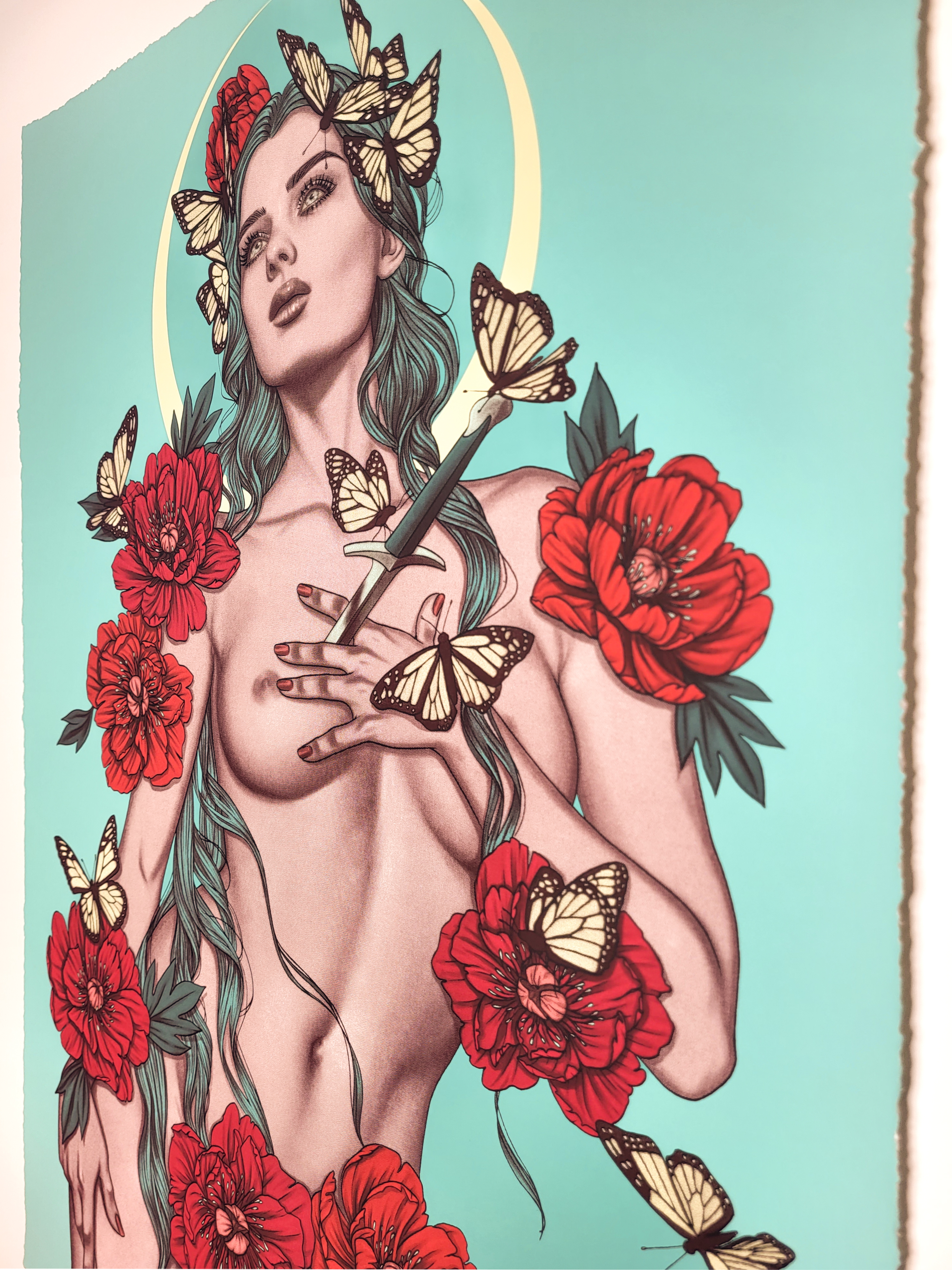 "Pinned Like Butterflies (Beneath The Glass)" by Jenny Frison