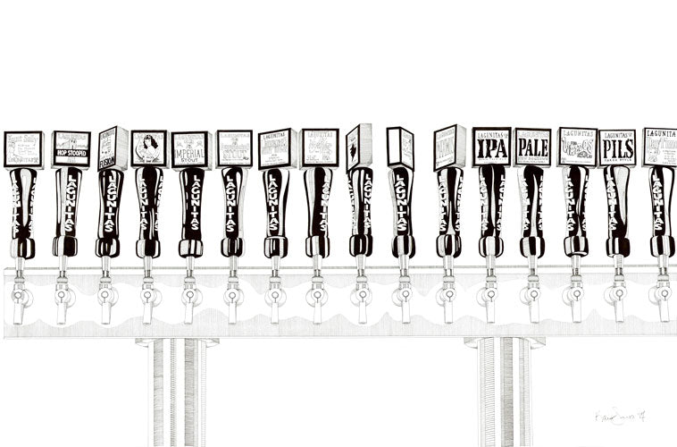 Lagunitas Print by Kate Lewis