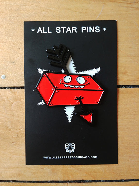 "Brick & Arrow" Pin by Lauren Asta