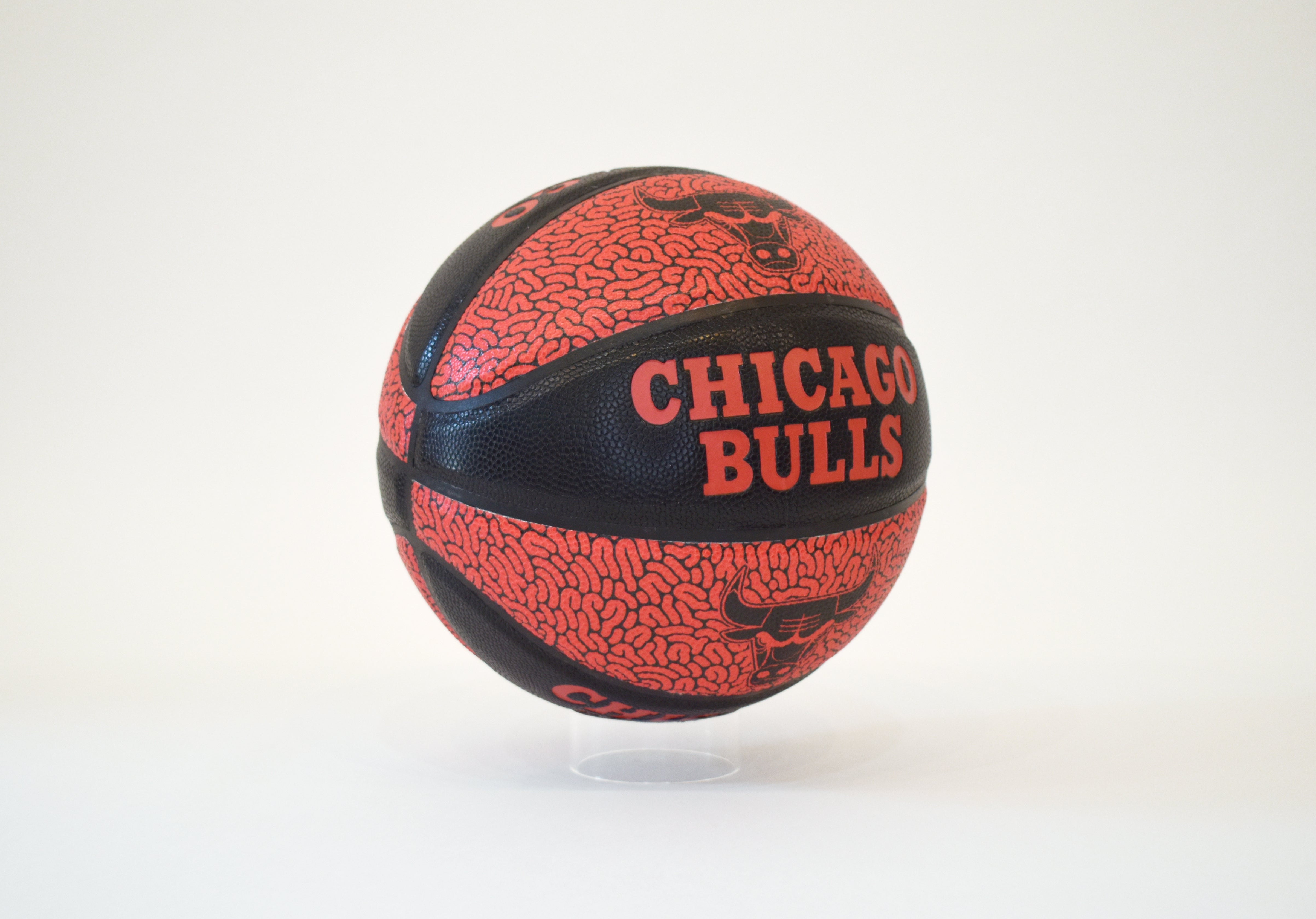 "The Art of the Game Limited Edition Basketball" Red & Black by Lefty Out There