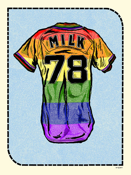 "Harvey Milk Jersey" by Zissou Tasseff-Elenkoff