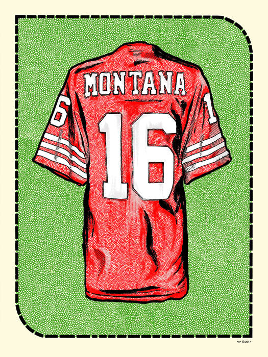 "J. Montana Jersey" by Zissou Tasseff-Elenkoff