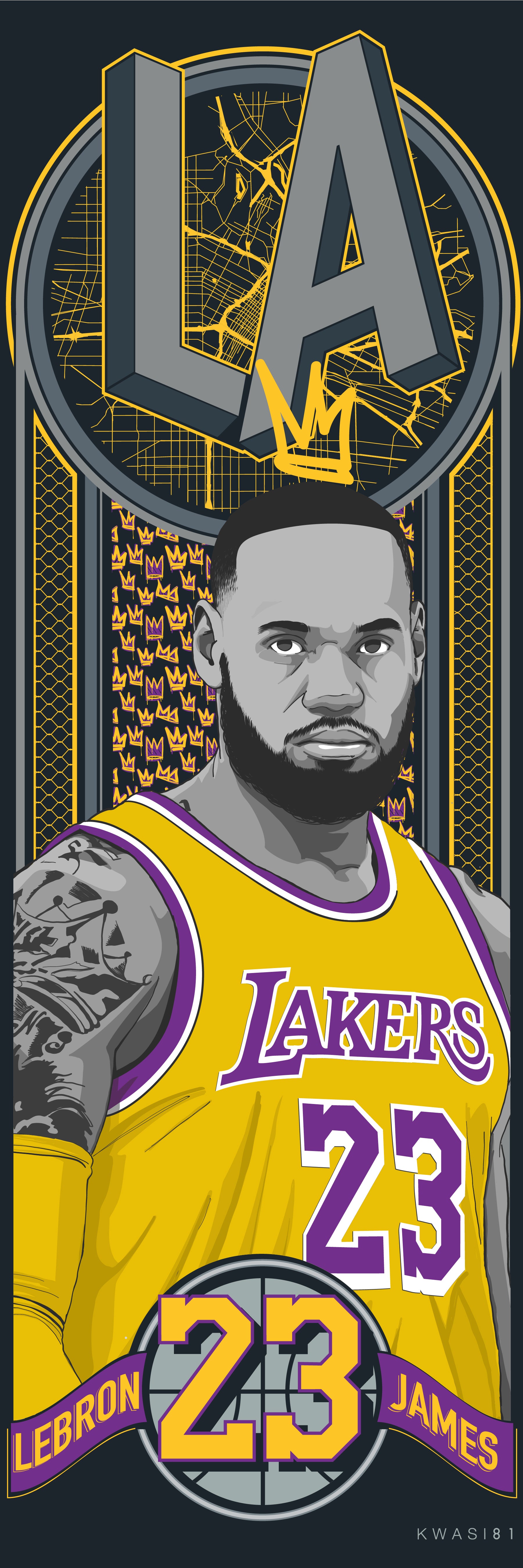 "LeBron James" by Kwasi81