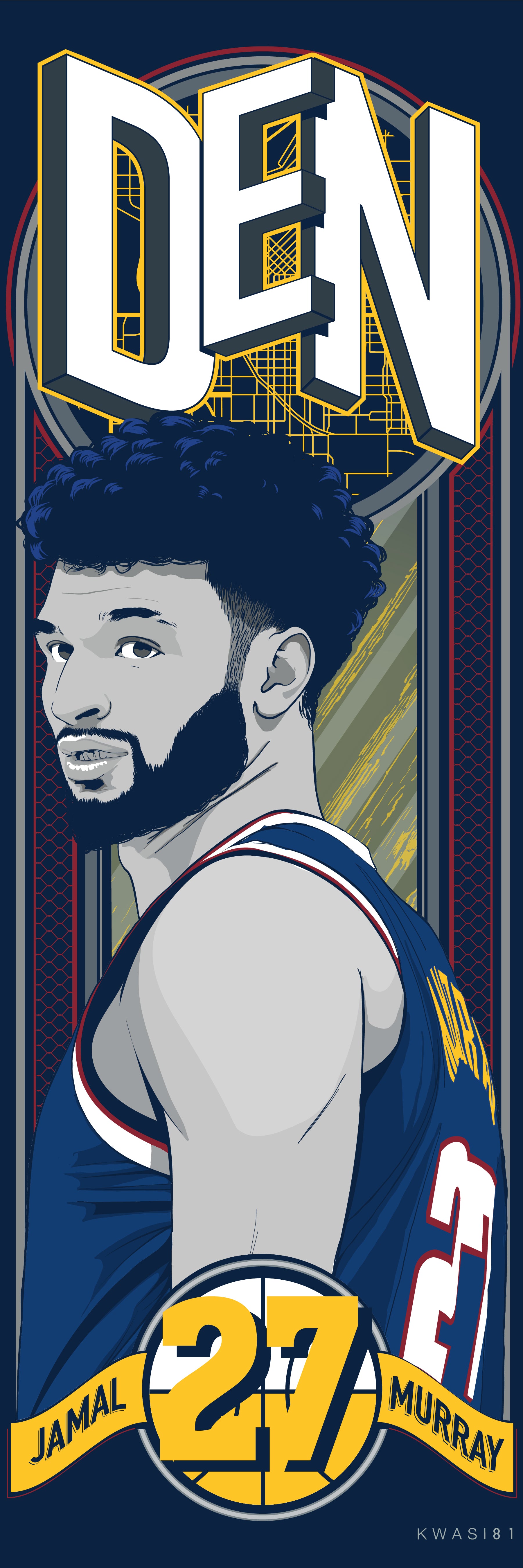 "Jamal Murray" by Kwasi81