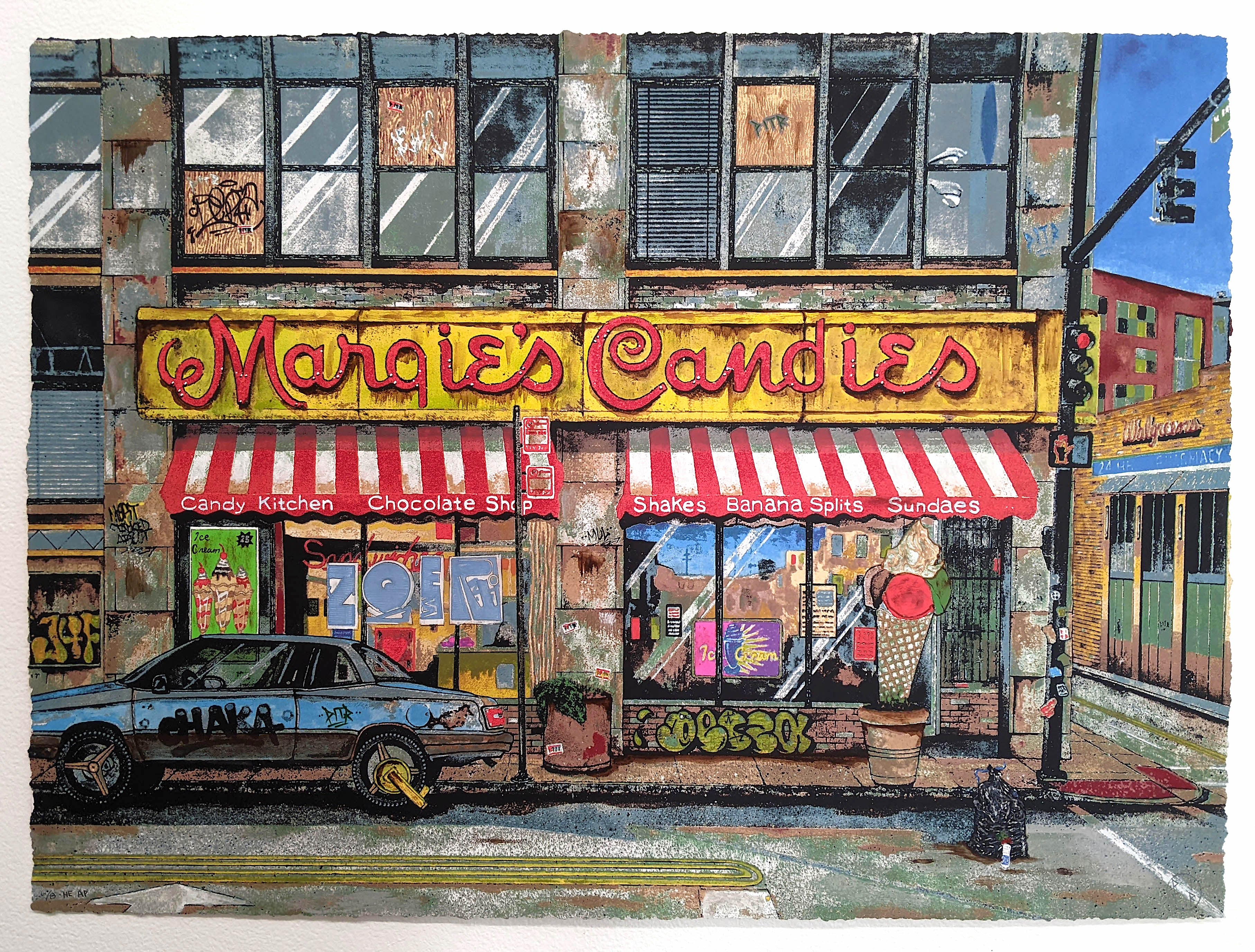 "Margie's" Hand Embellished 3 by PizzaInTheRain