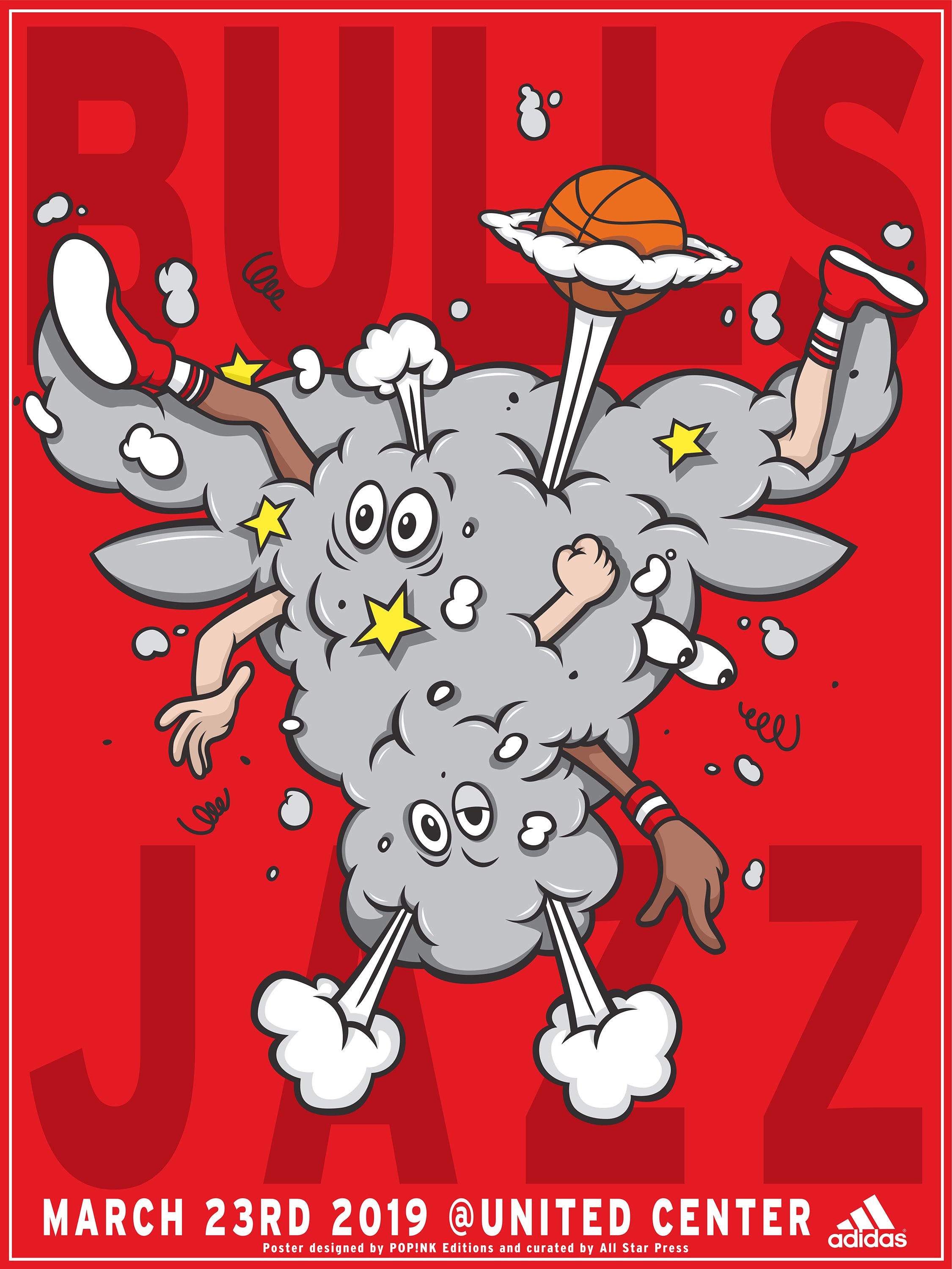 "Official Jazz VS Bulls Regular" by POP!NK