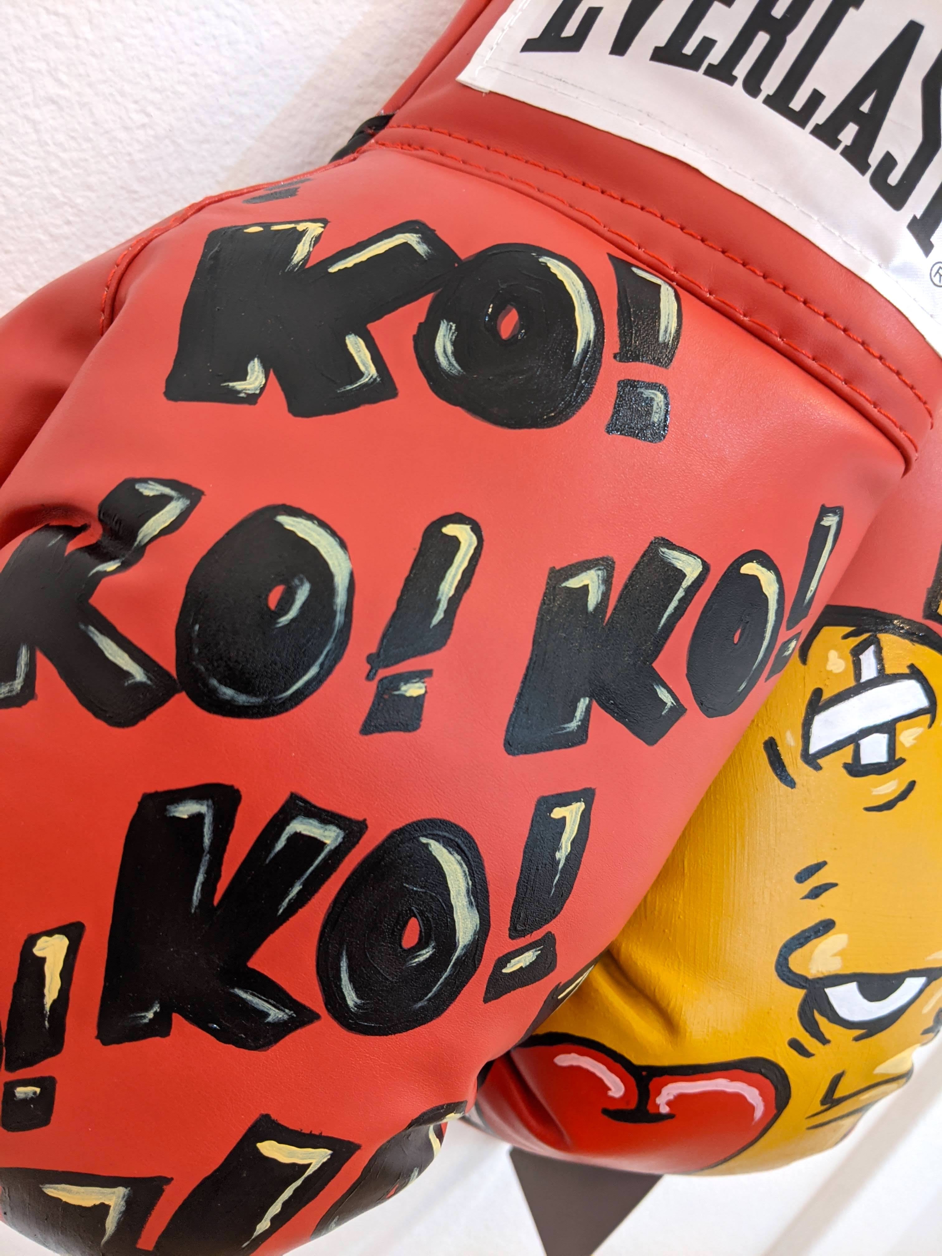 "KO KO KO" Boxing Gloves by JC Rivera